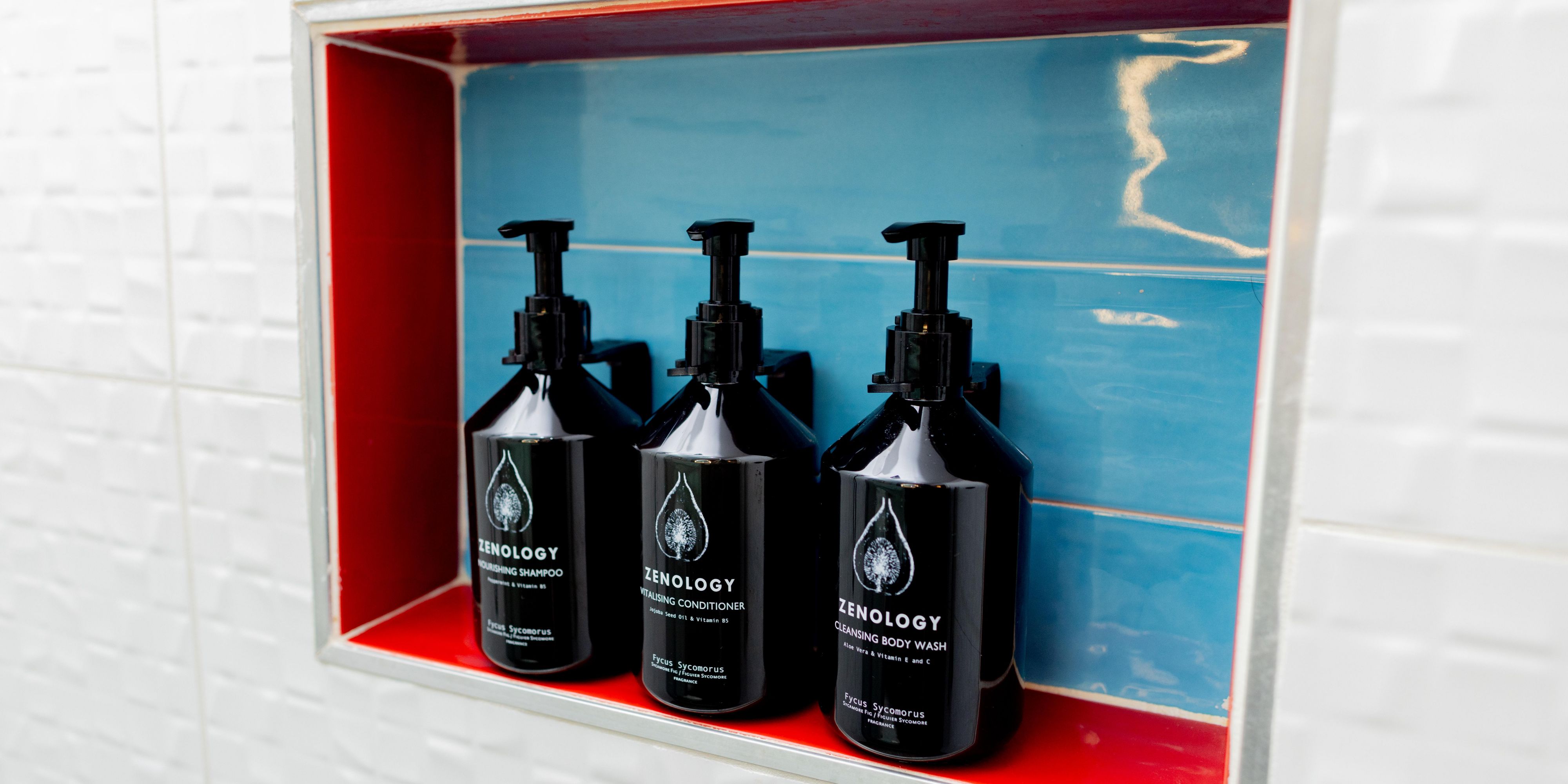 Less plastic with In room bulk bath amenities 