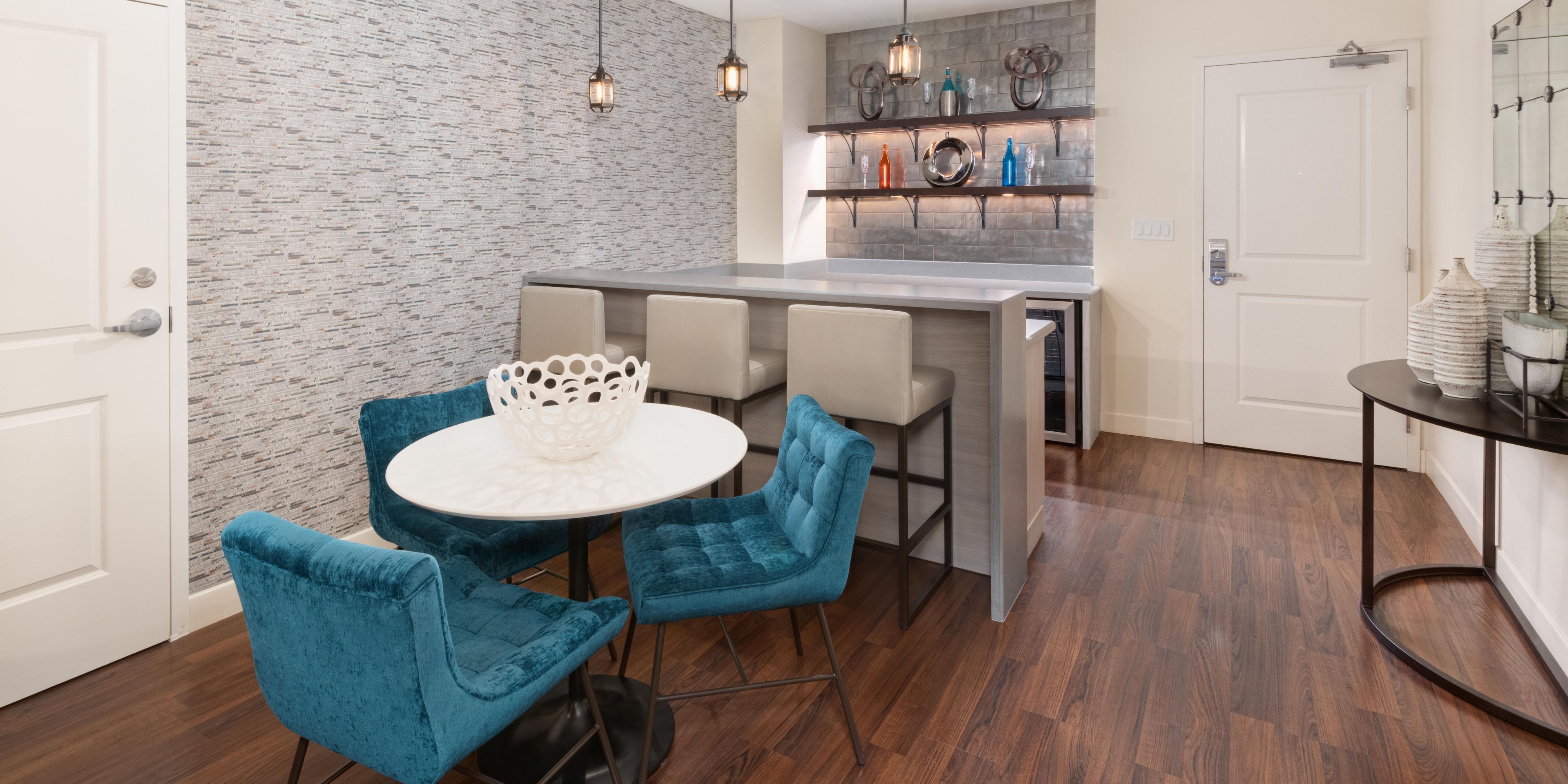 Enjoy convenient amenities in our comfortable room.