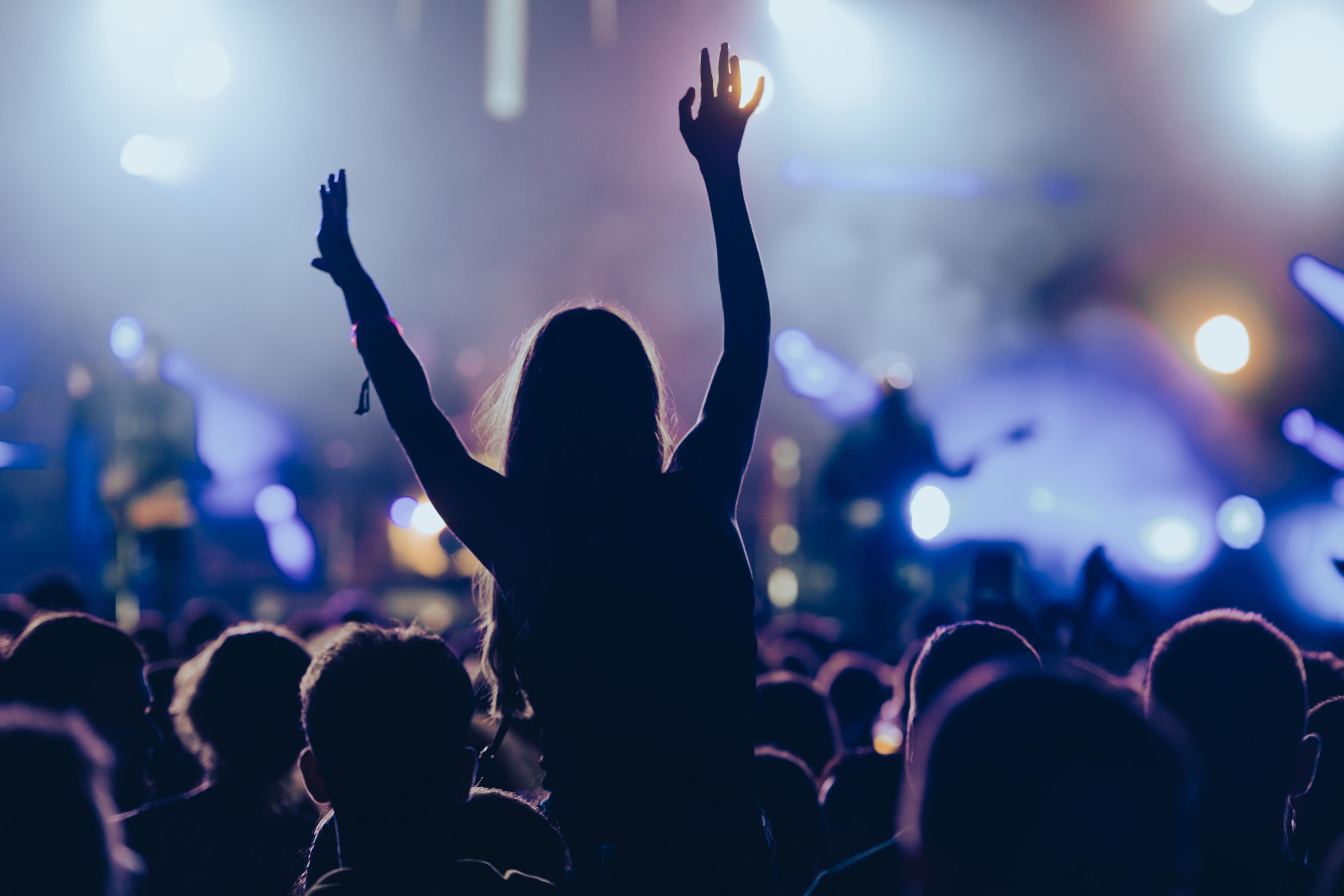 girl at concert