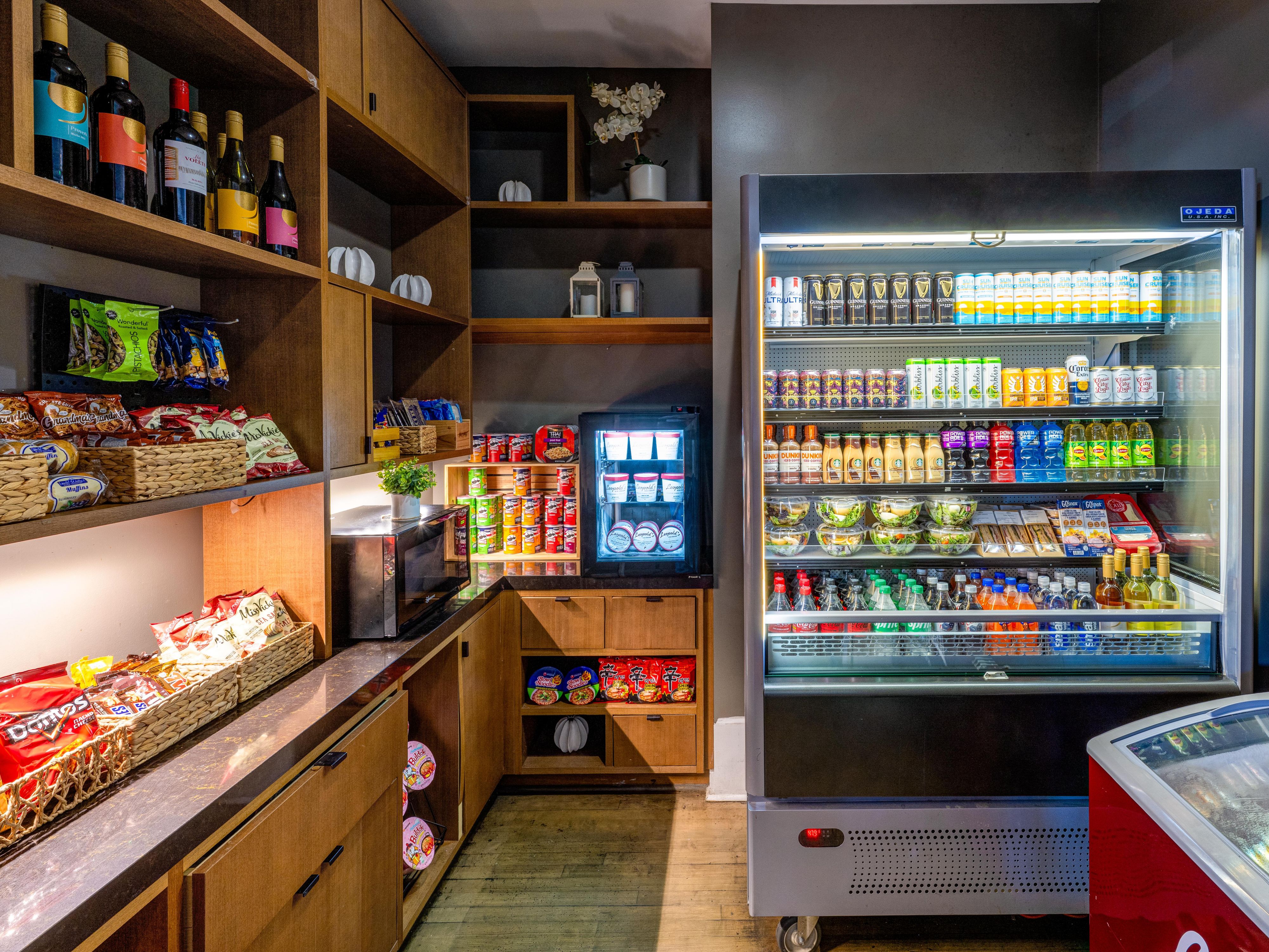Pick up a snack or souvenir at our gift shop.