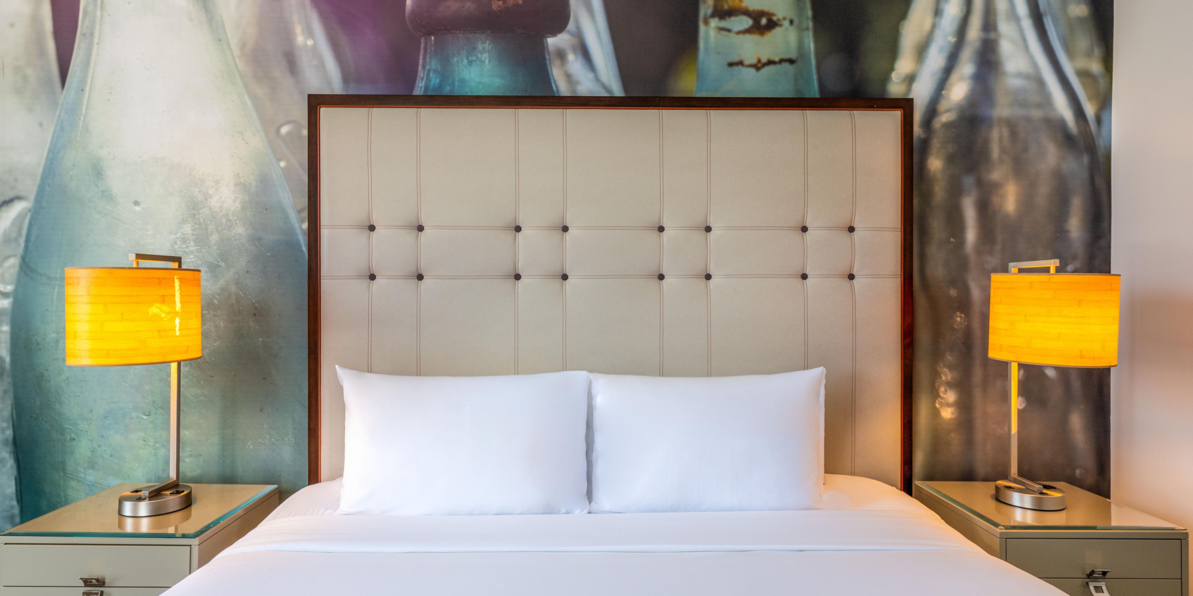 Rest easy on the king bed in your one-bedroom suite.