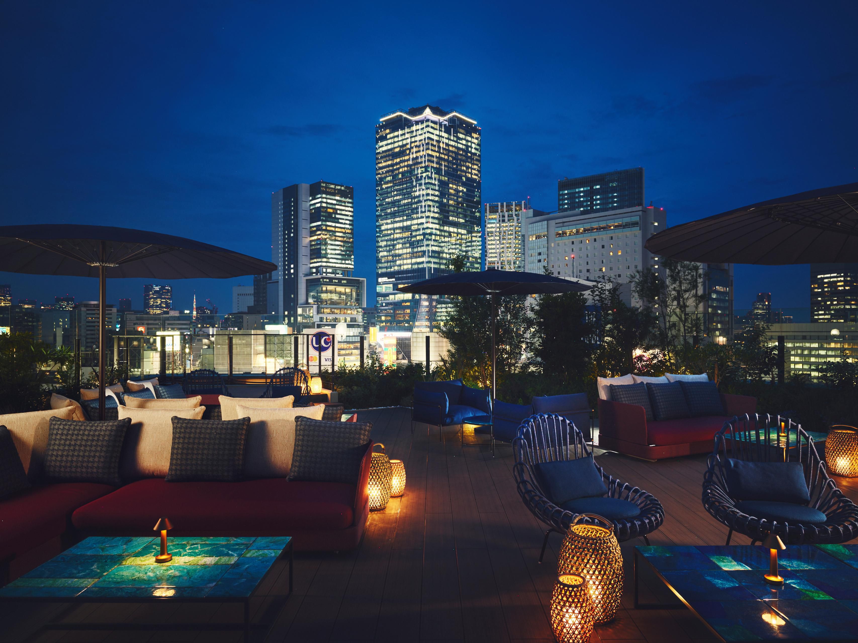 Take in Shibuya's stunning views from our Rooftop Terrace