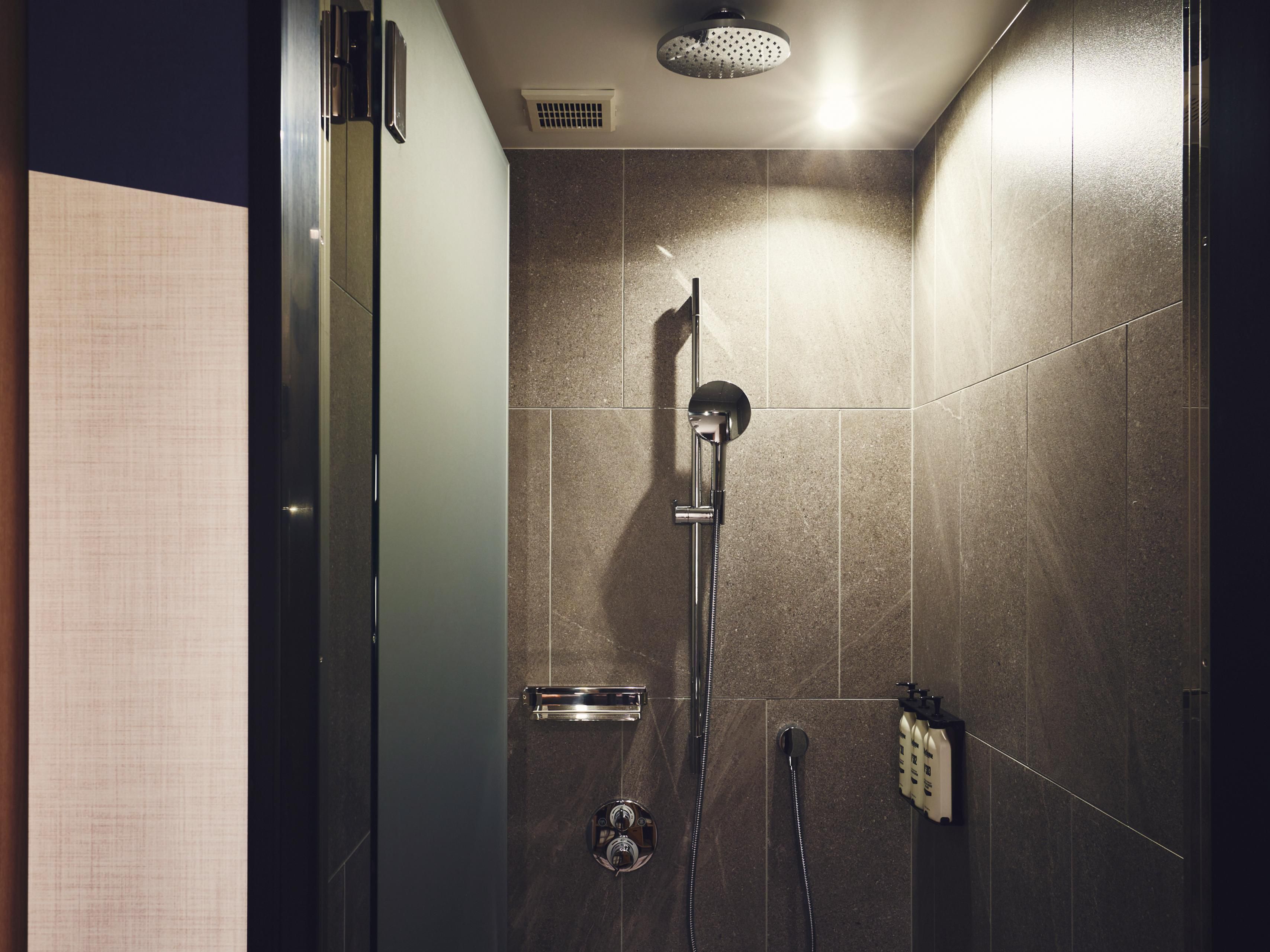 Soothe your senses with our in-room walk-in shower