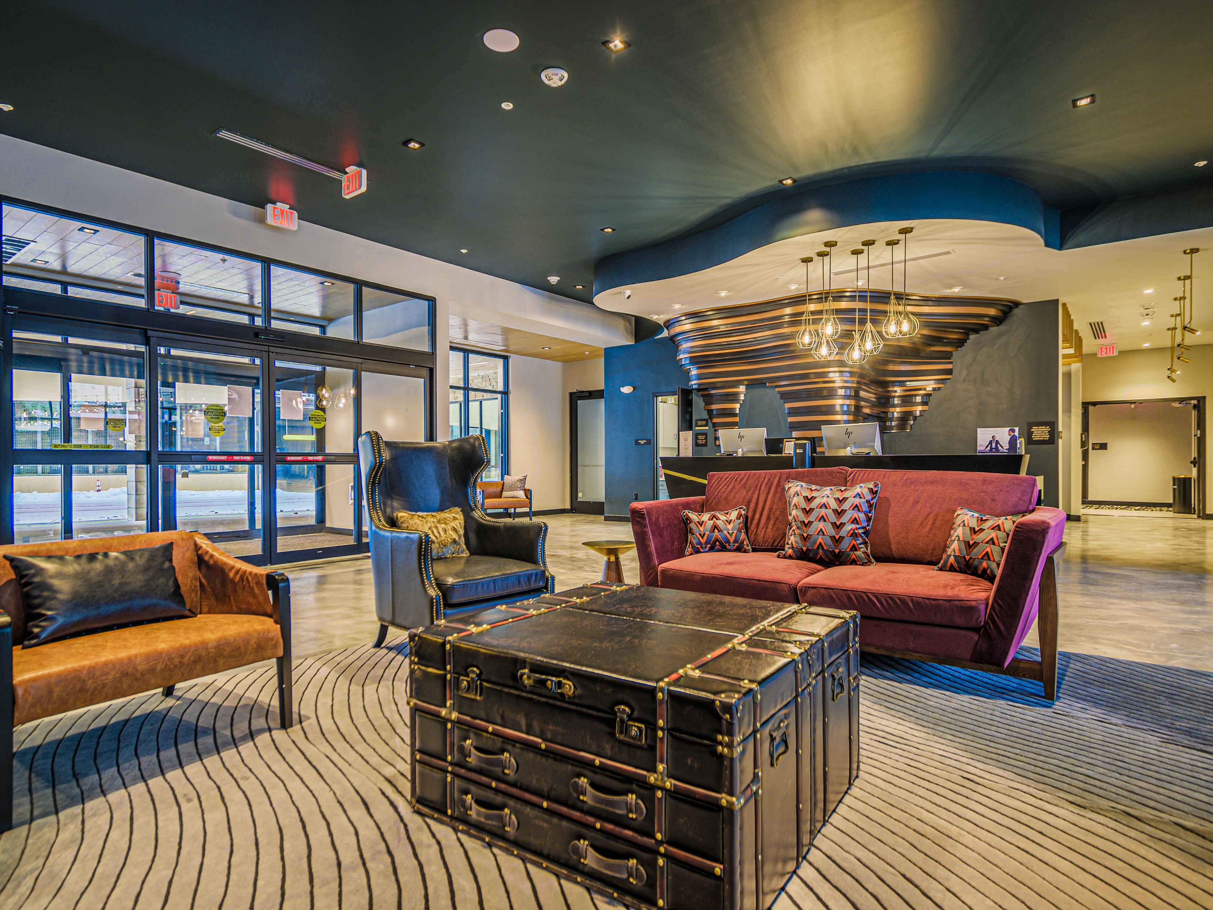 Our Hotel Lobby at Hotel Indigo Silverthorne is Super Inviting