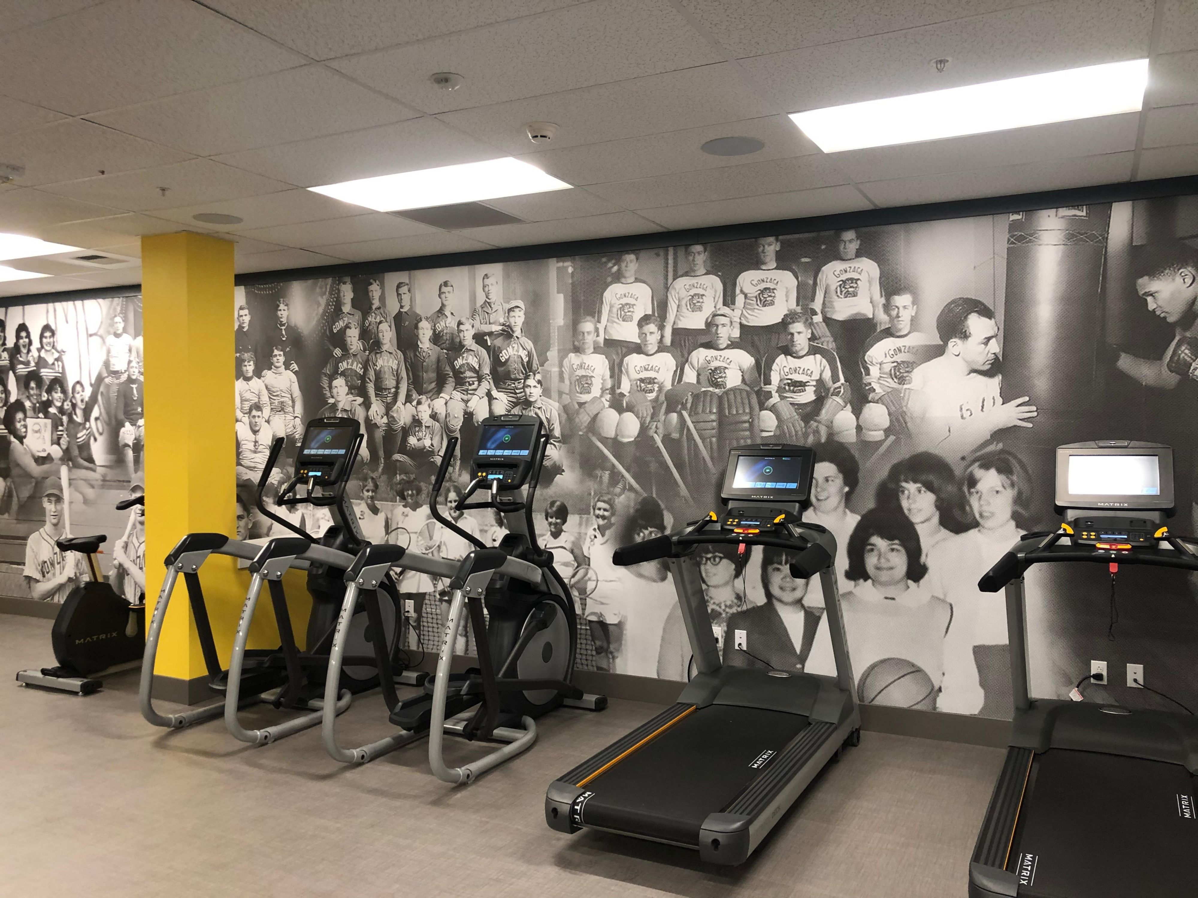 Work up a sweat in our fitness center.