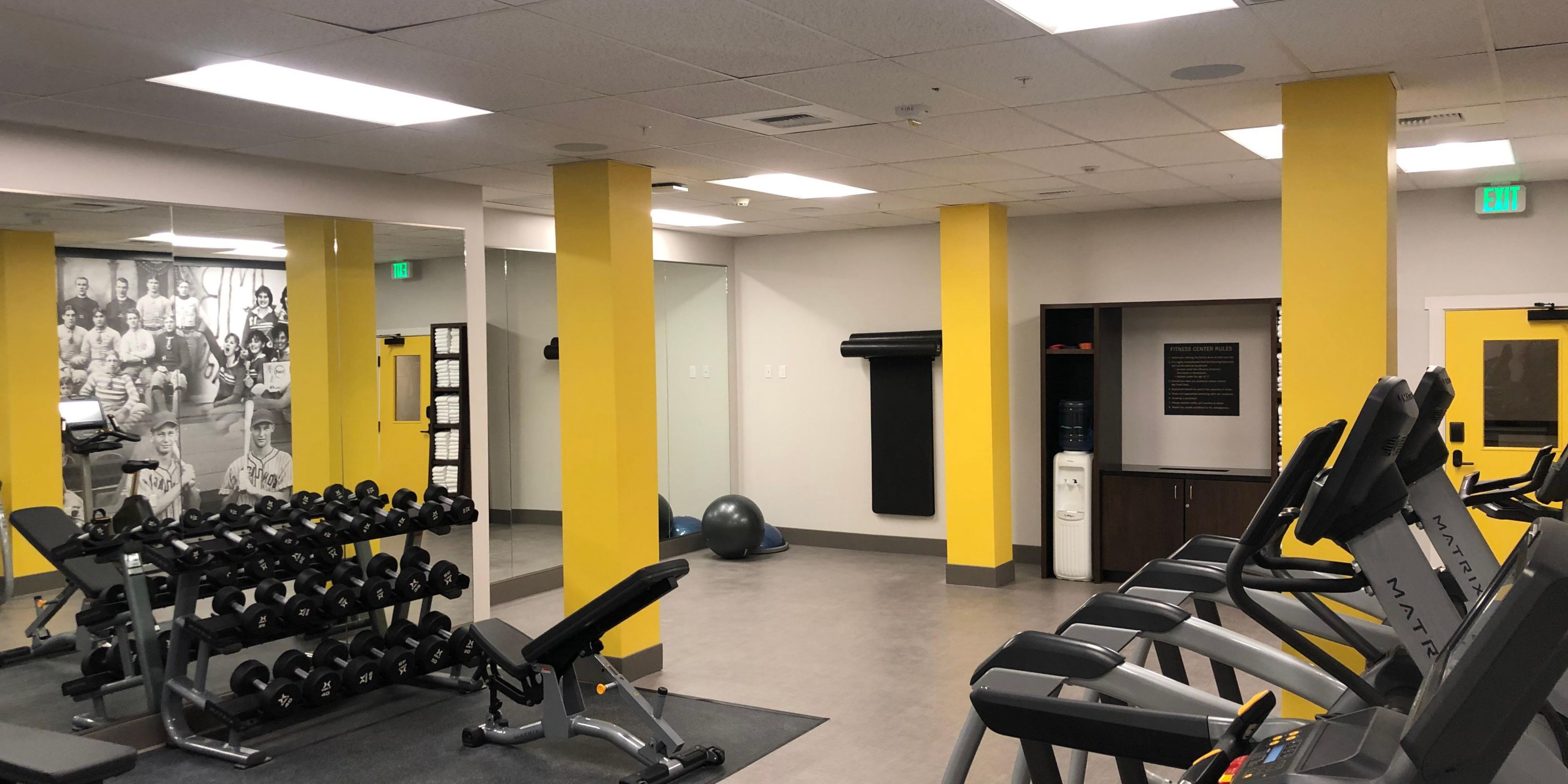Achieve your fitness goals in our spacious gym