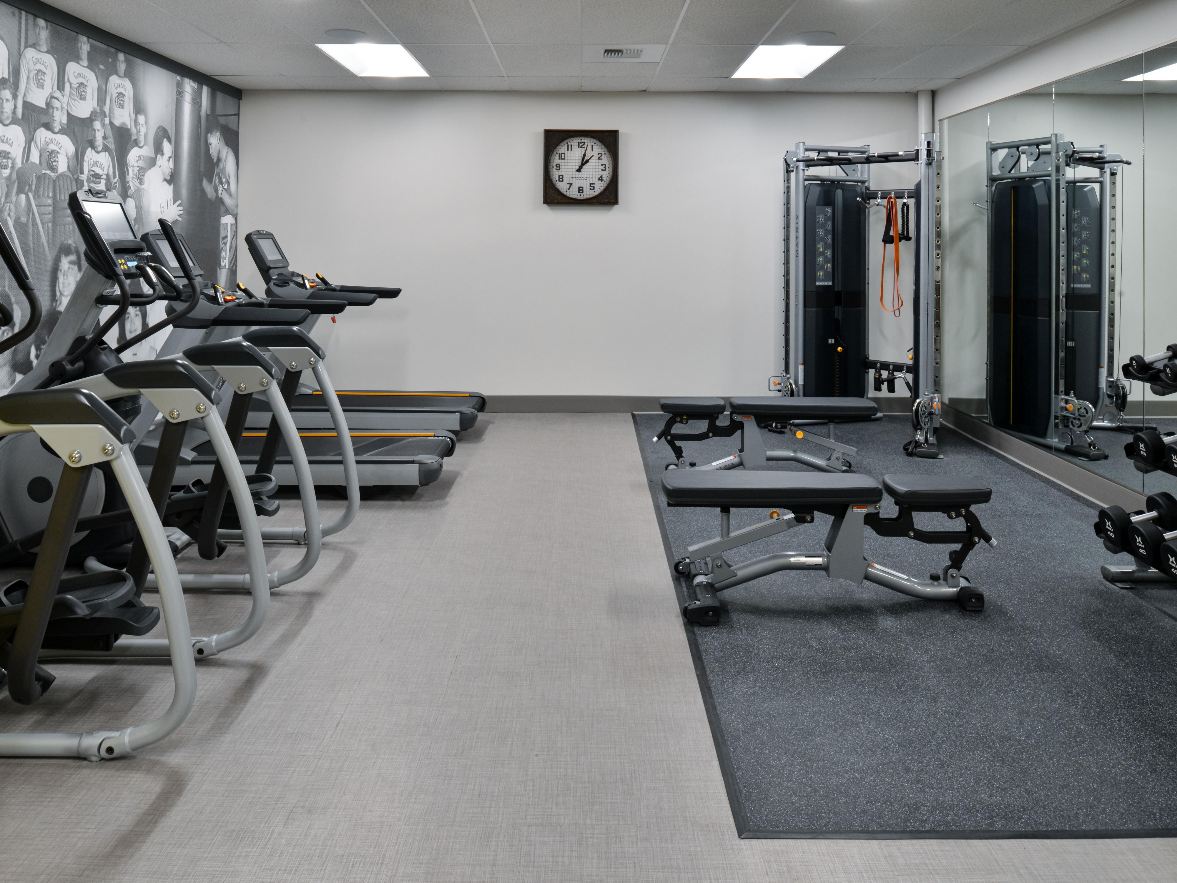 Exercise anytime with cutting-edge fitness equipment
