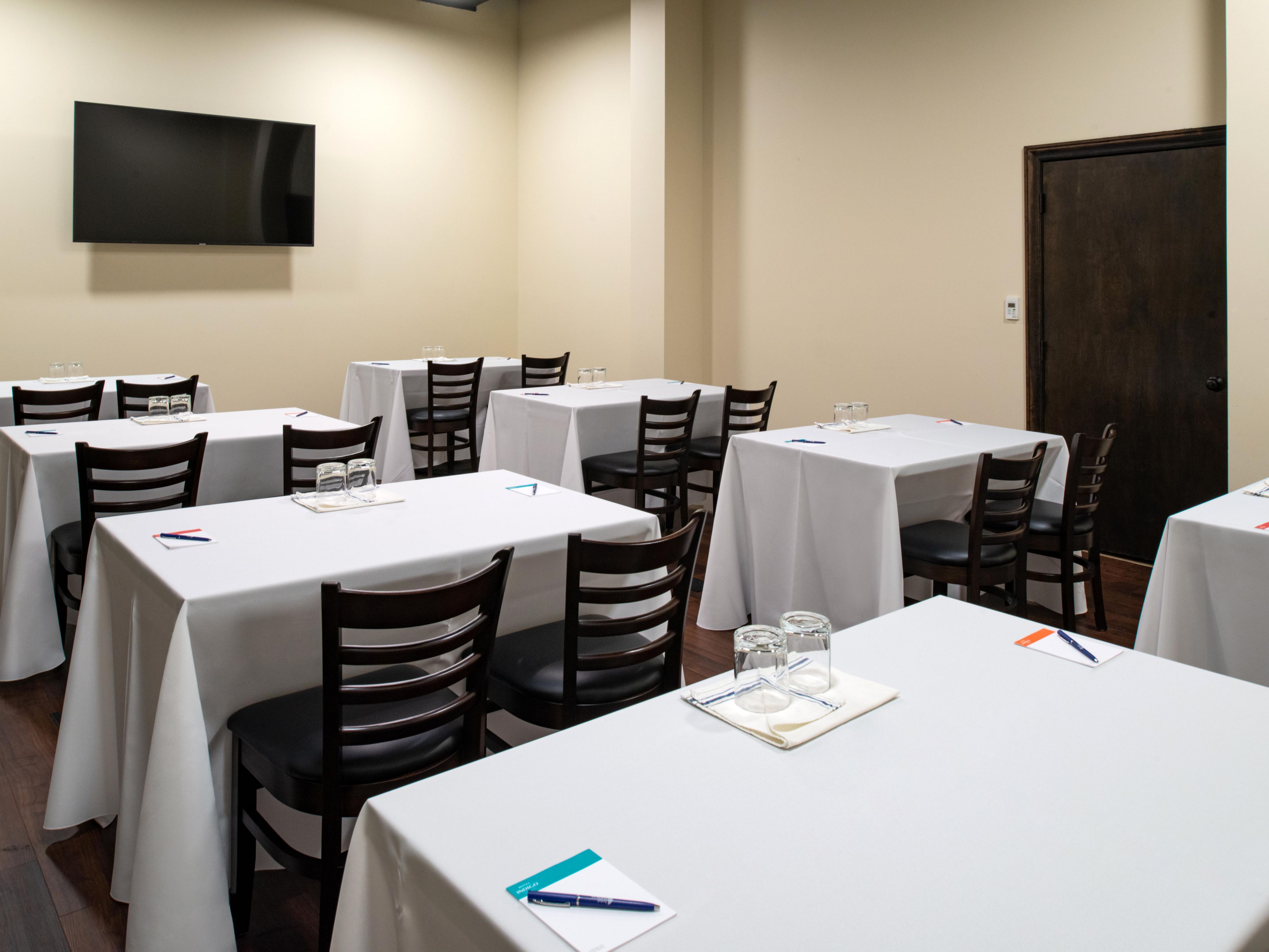 Make it intimate in our private dining room! 