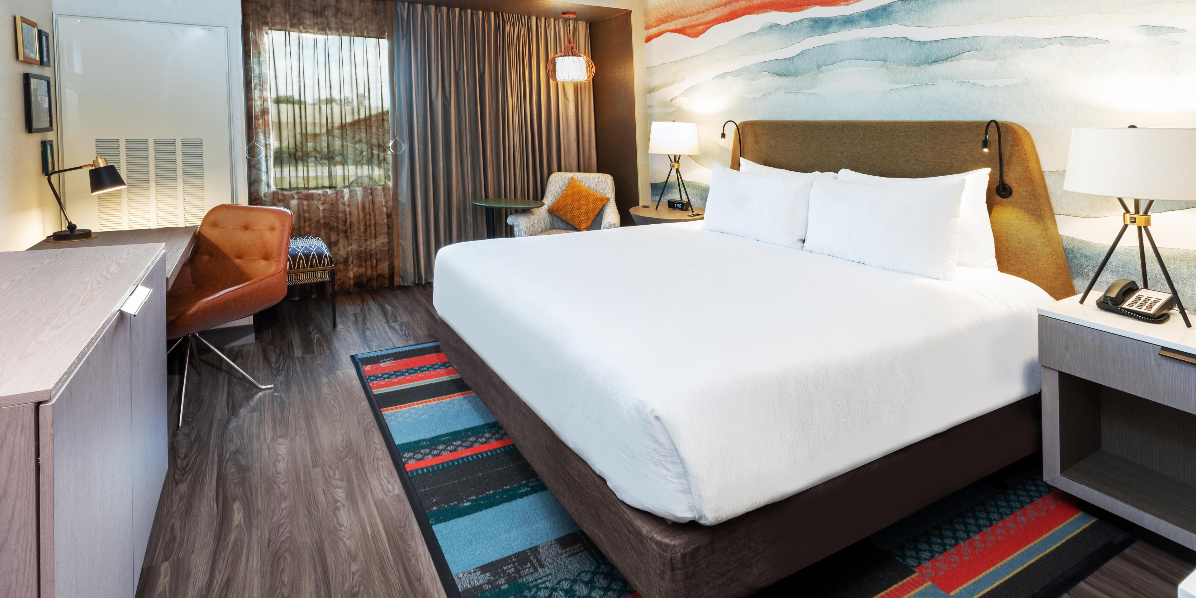 Indulge yourself in our warm, welcoming guest rooms.
