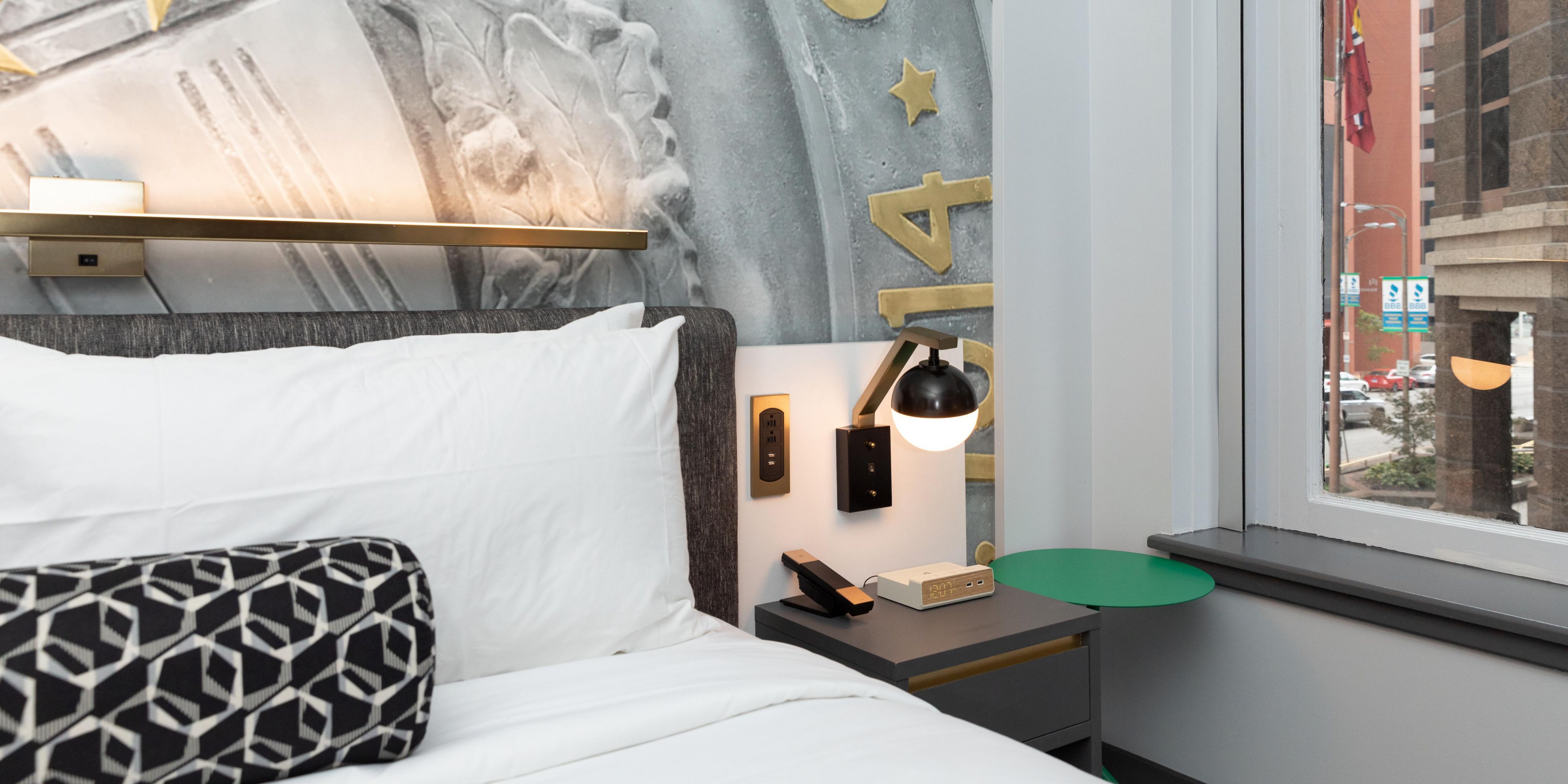 Make yourself at home in our guest rooms.
