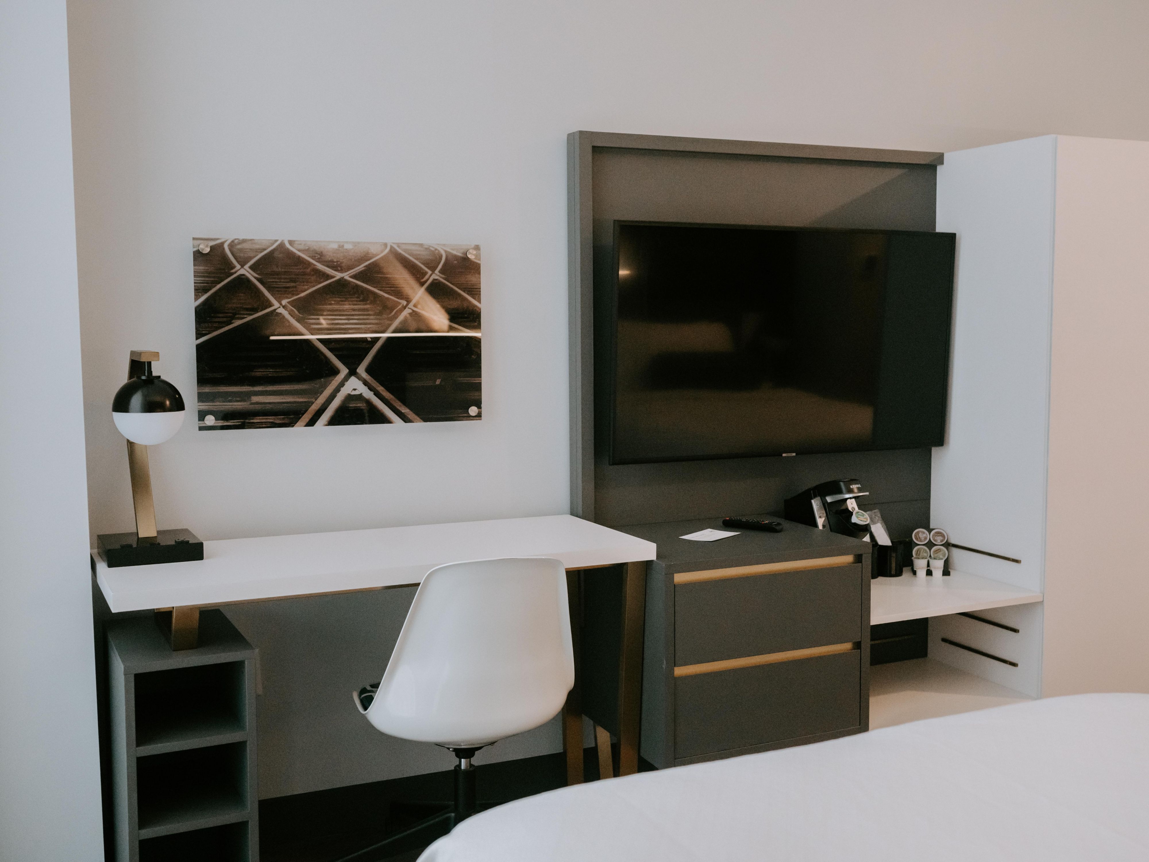Spacious work desk