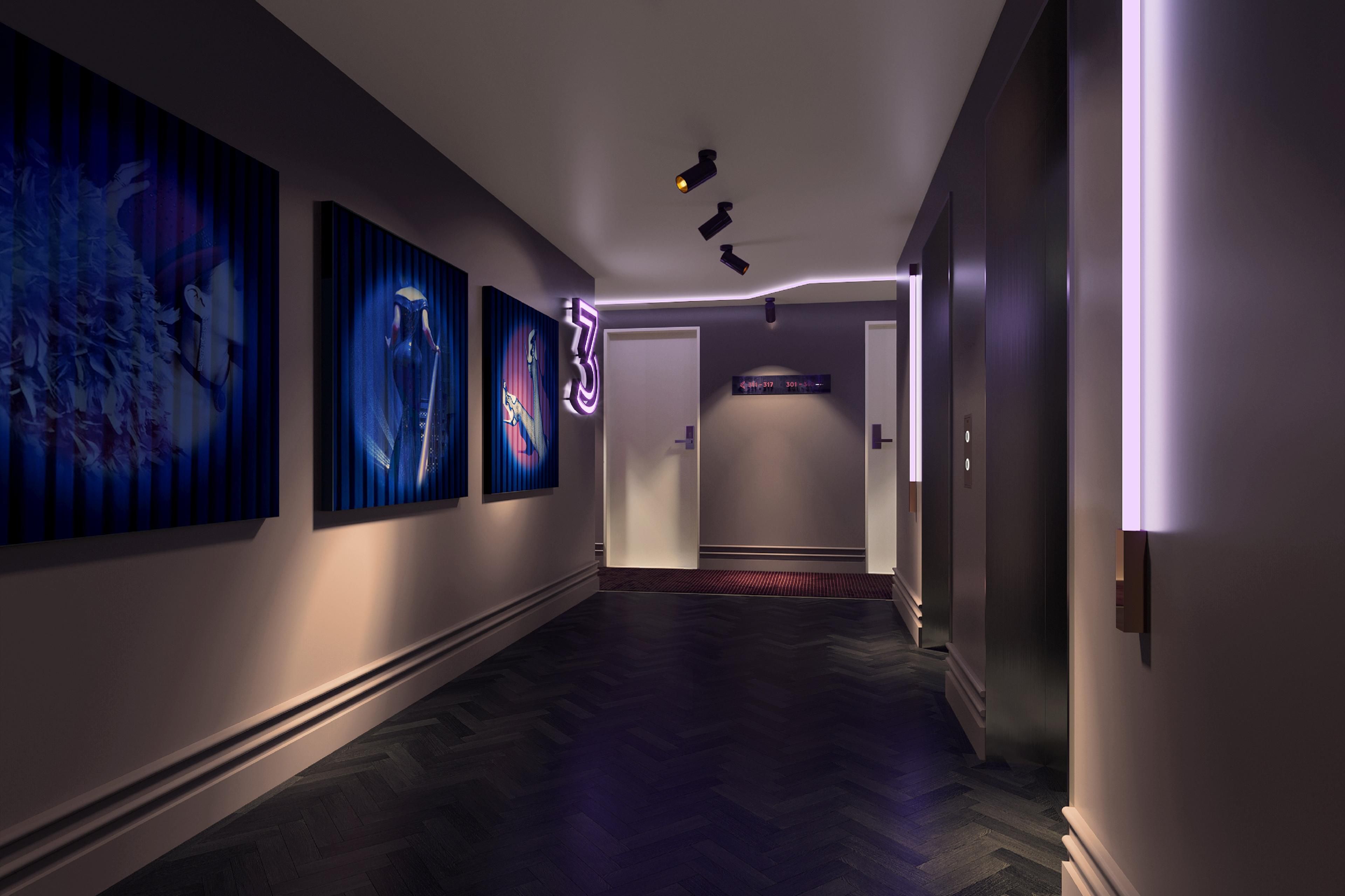 Explore a vivid gallery of Kings Cross history at Hotel Indigo Sydney Potts Point. Guest rooms celebrate Carlotta & Les Girls, while Alec Iverson's 1940s street photography and Gary Heery's Project X art offer a deep look into the neighbourhood's dynamic past. It's a captivating journey into artistic heritage and Kings Cross's vibrant spirit.
