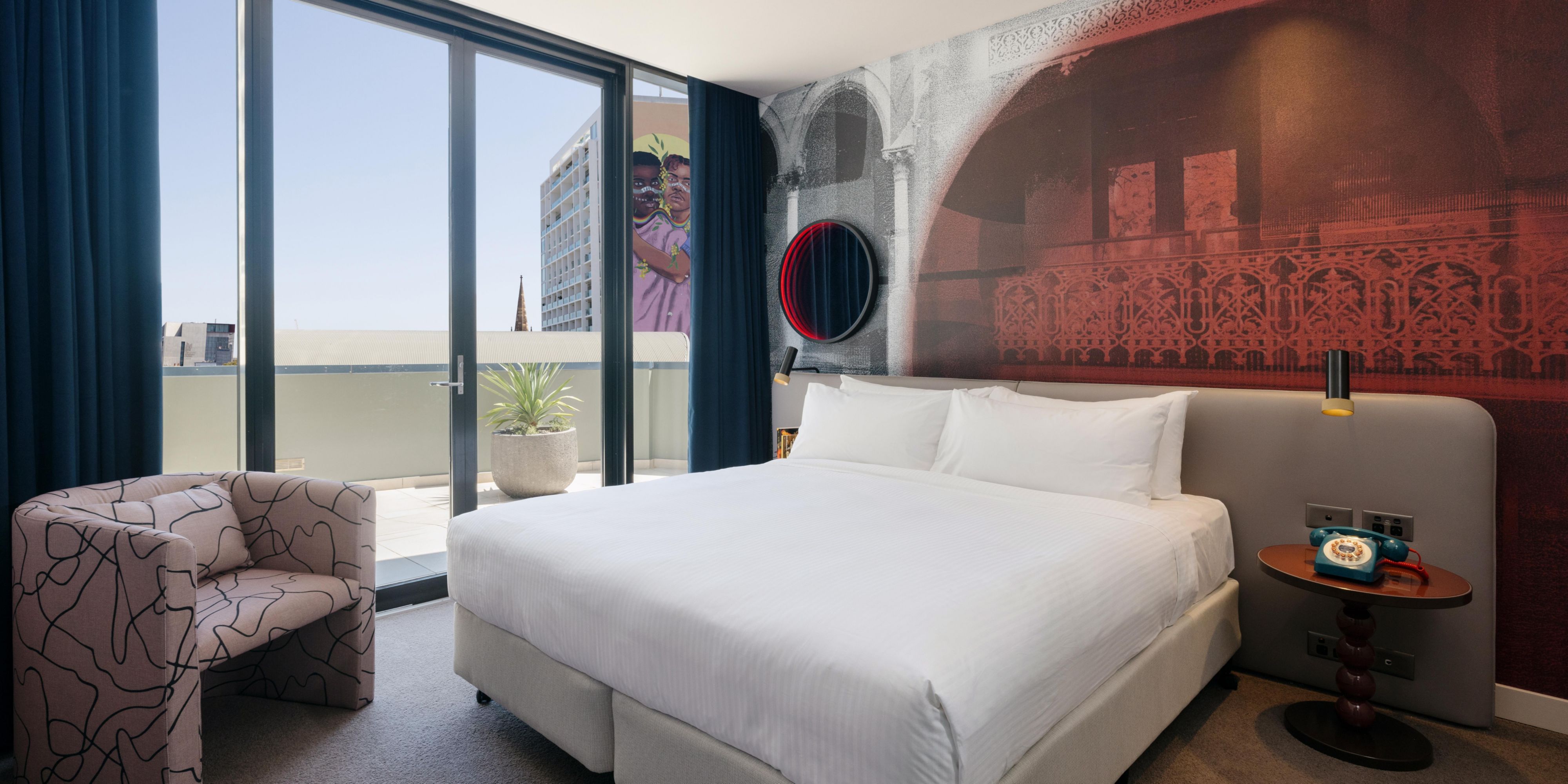 One bedroom suite with terrace access