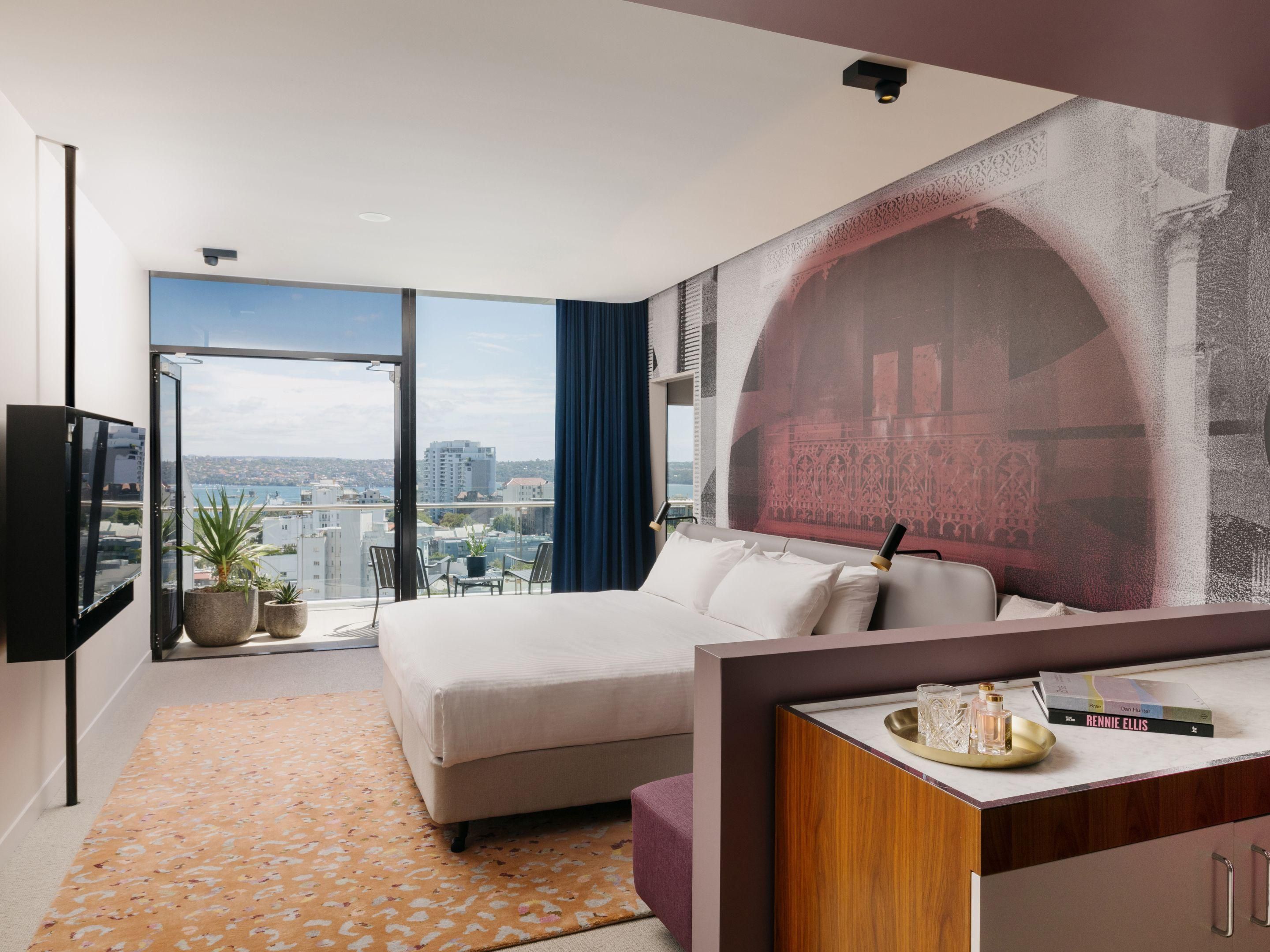 Arise to a colourful sunrise from our High Floor Suite