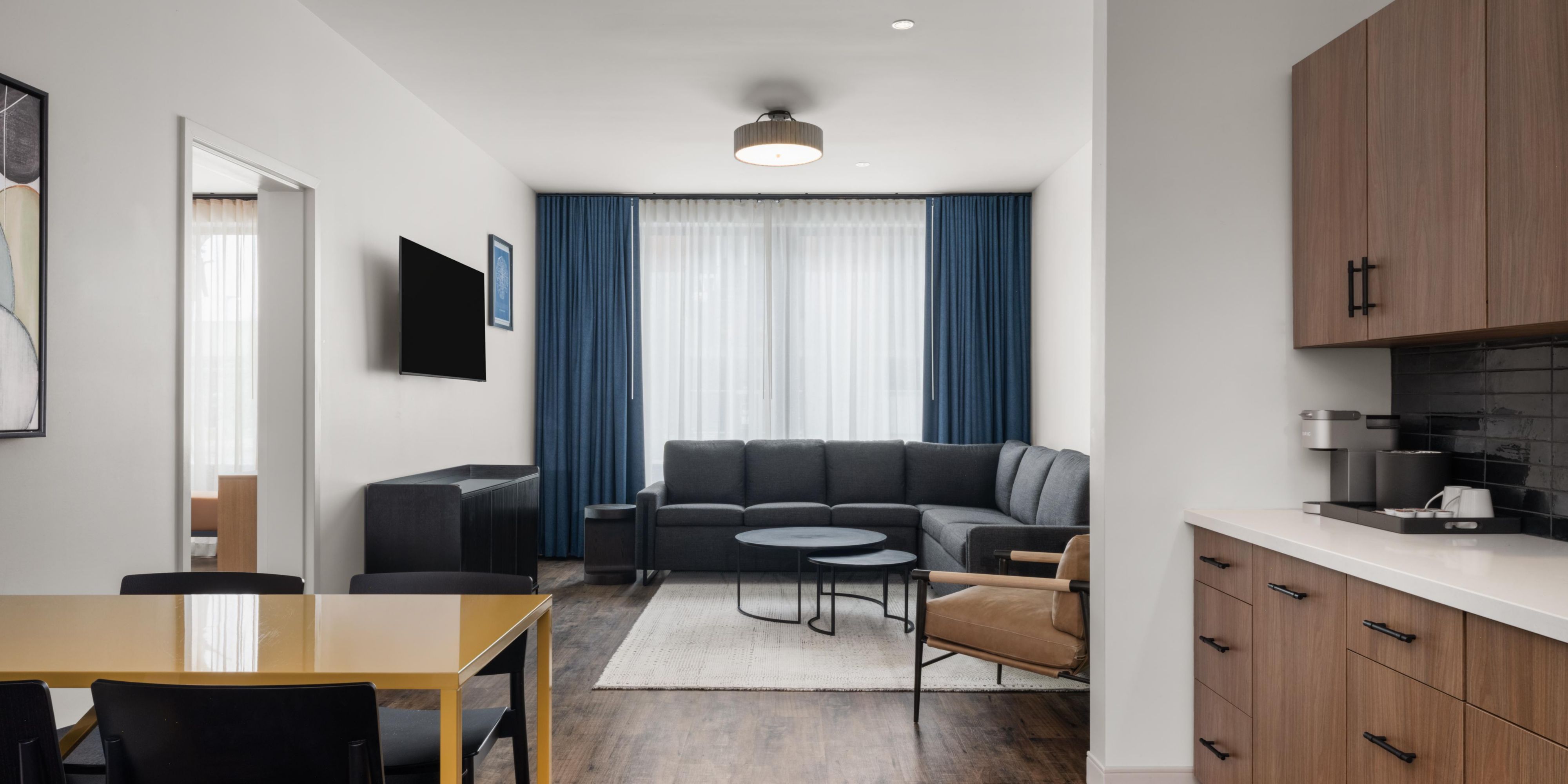 Our suites with kitchenettes include added space and amenities.