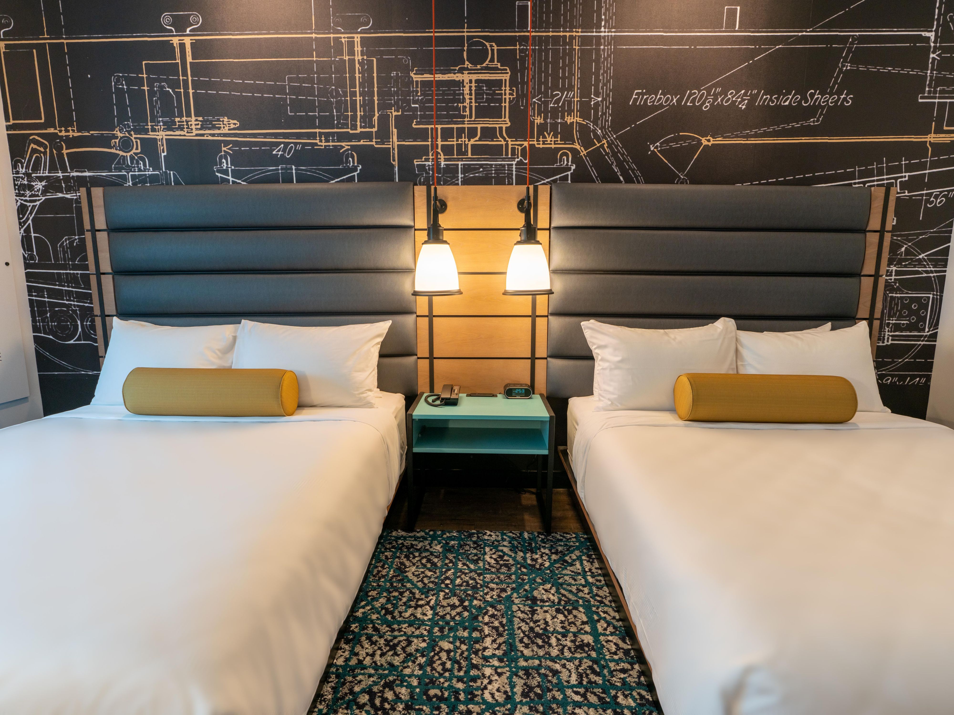 Make yourself at home in our modern and comfortable guest rooms.
