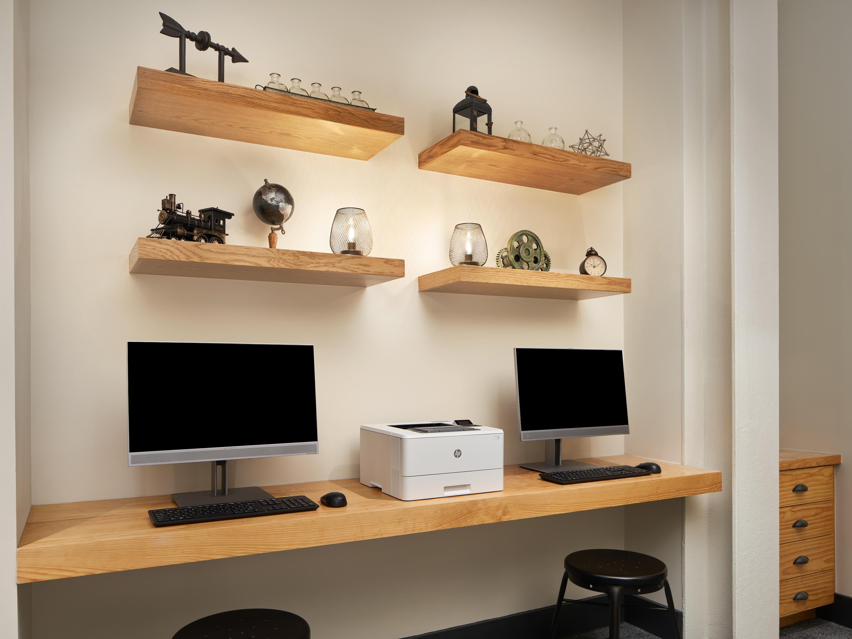 Our business center is available anytime of the day.