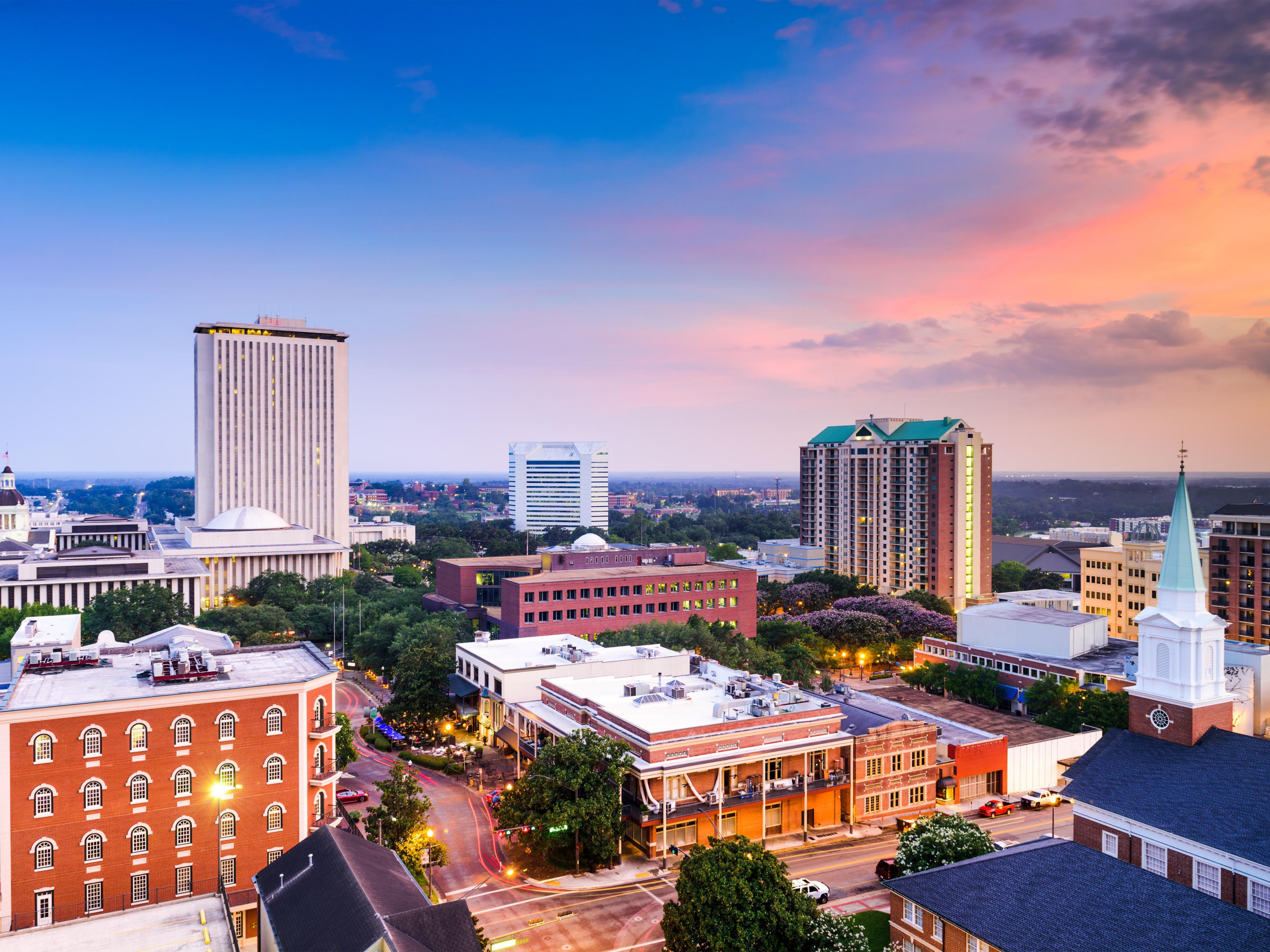 Visit downtown Tallahassee, Florida, moments from our hotel.