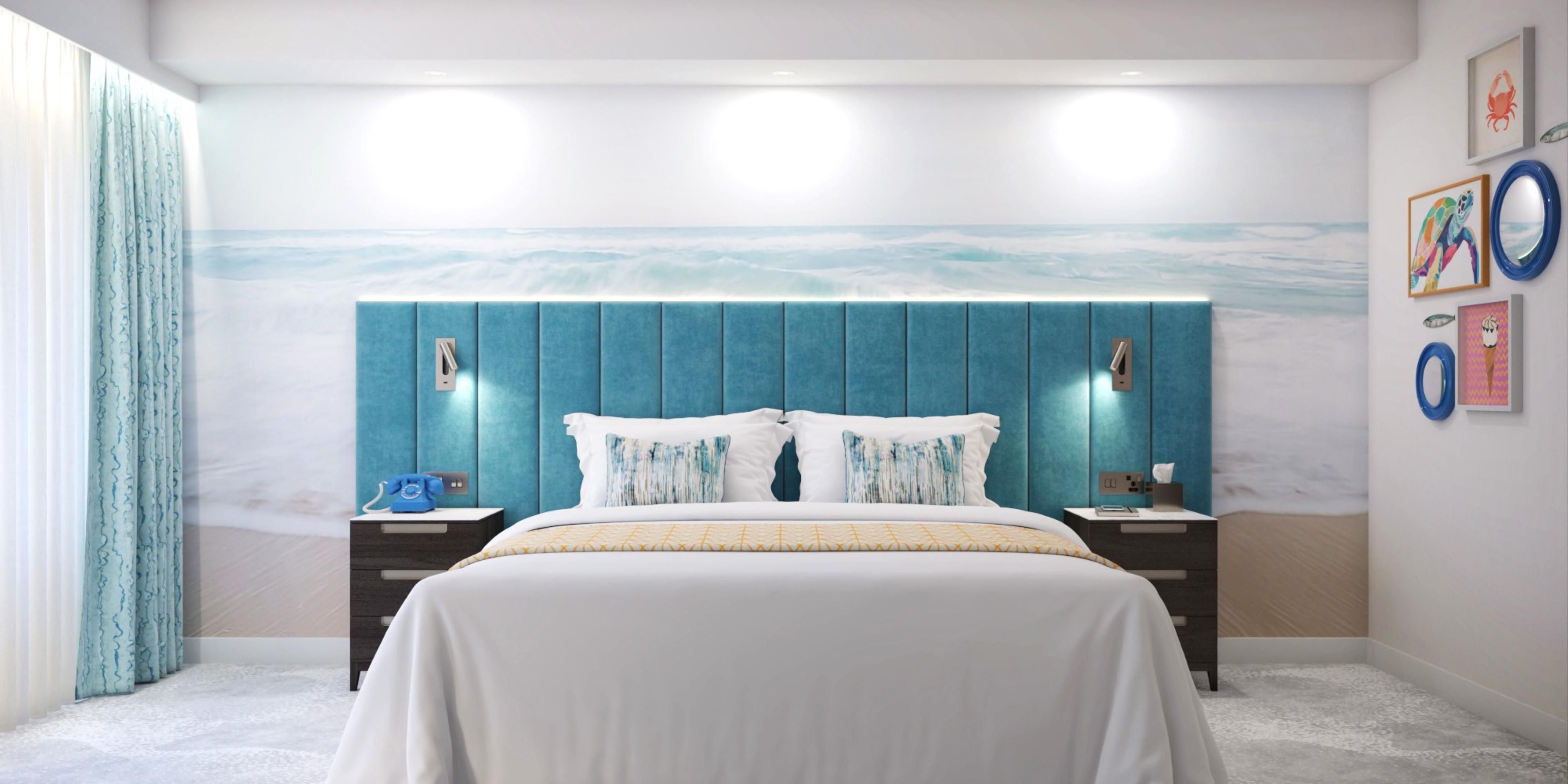 Coastal charm in every guest room