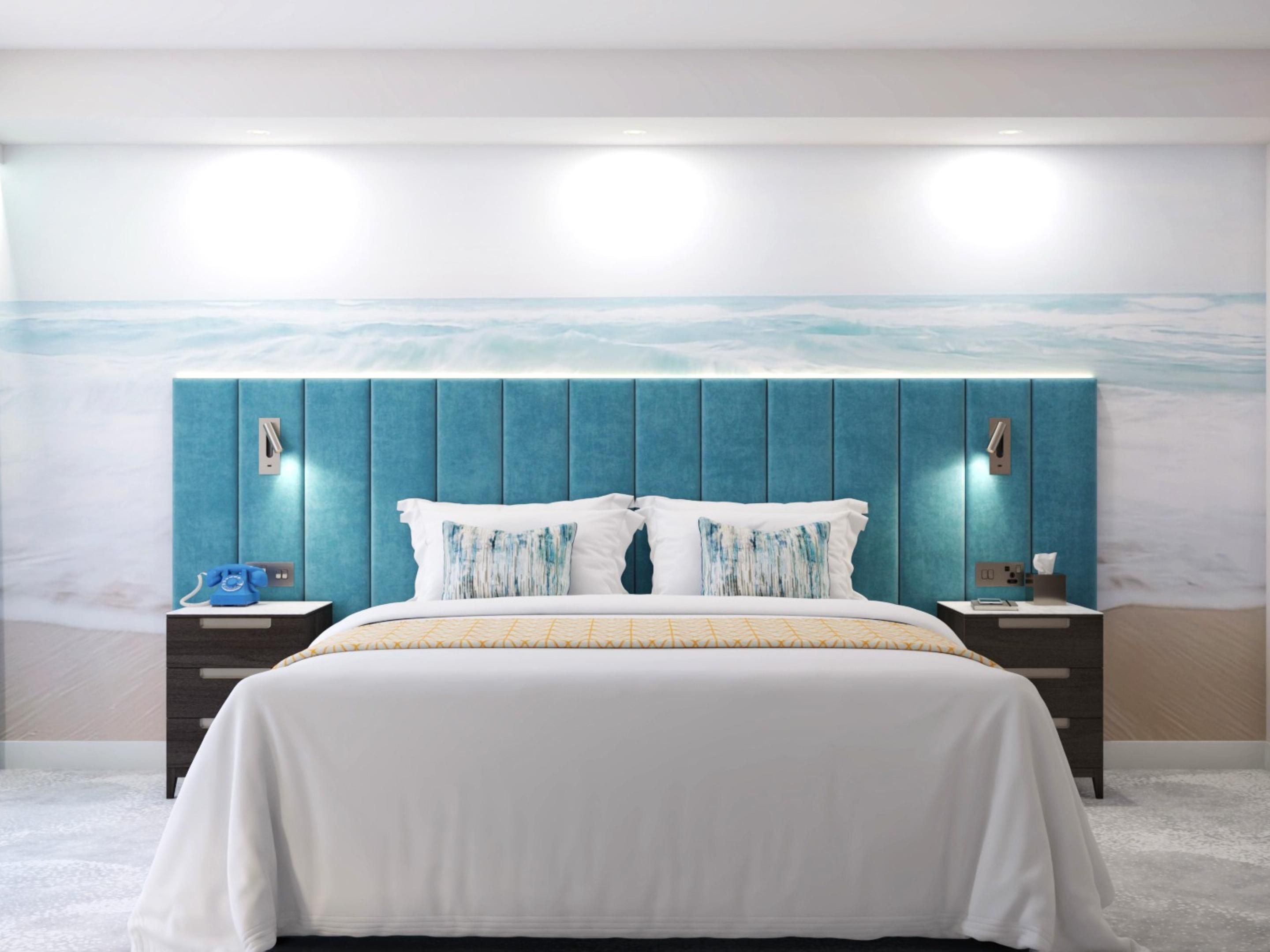 Wake up to breathtaking sea views in rooms that seamlessly blend contemporary design with the local charm of the English Riviera. Each space offers a comfortable, inspiring retreat where boutique hospitality meets effortless coastal elegance.