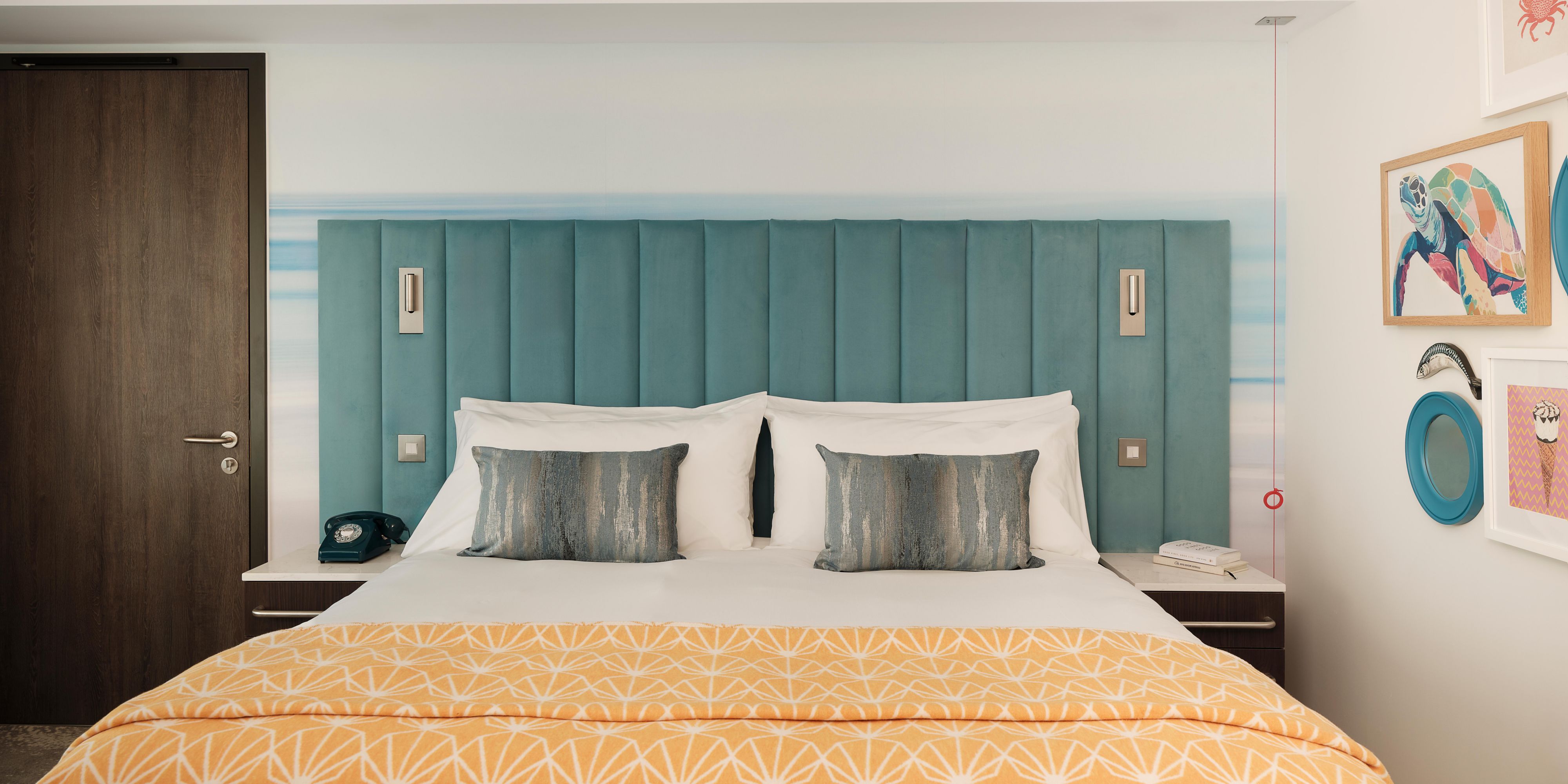 Settle into a boutique room with thoughtful details.