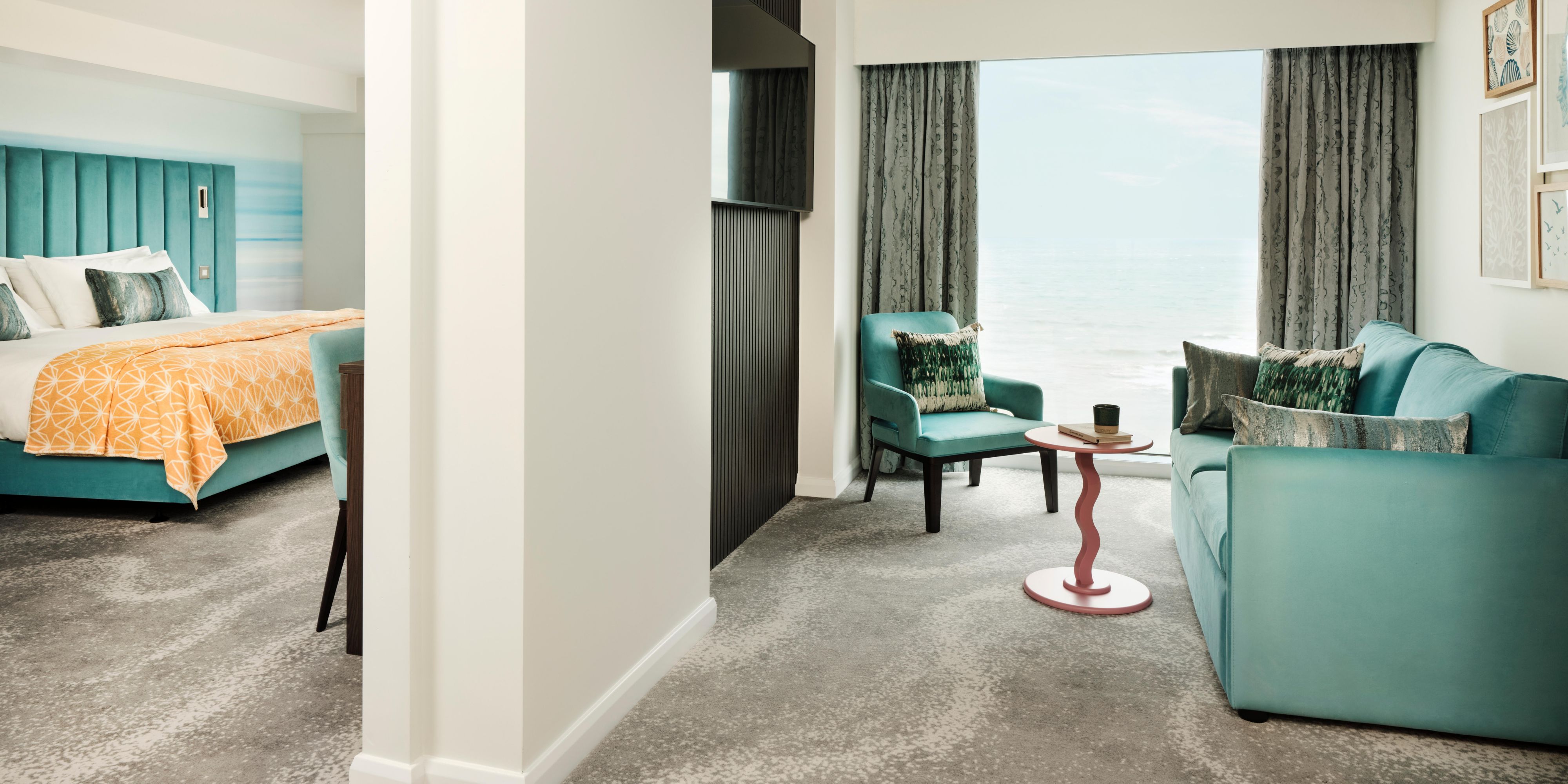 Relax in a stylish, spacious suite designed for comfort.