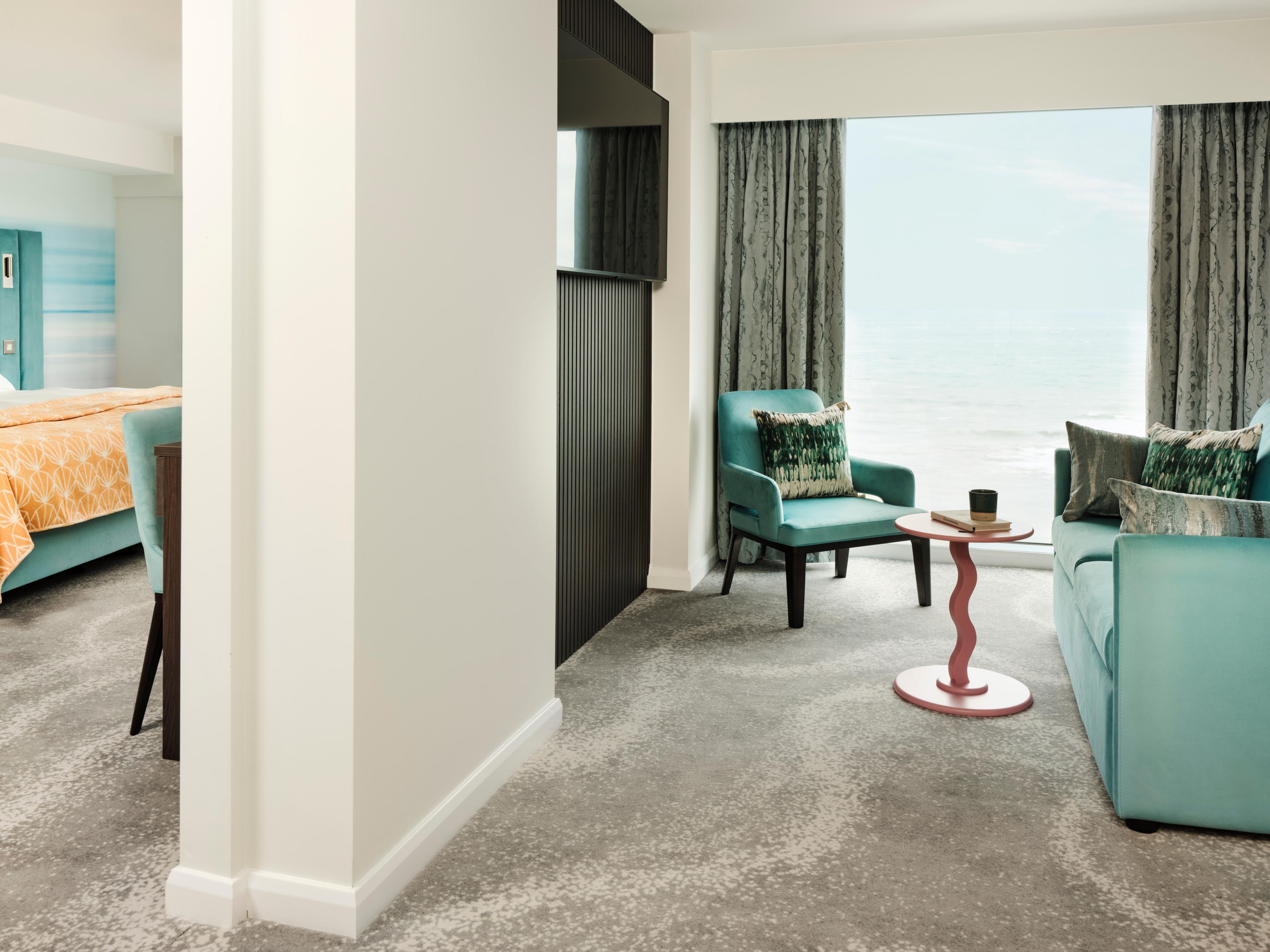 Relax in a stylish, spacious suite designed for comfort.