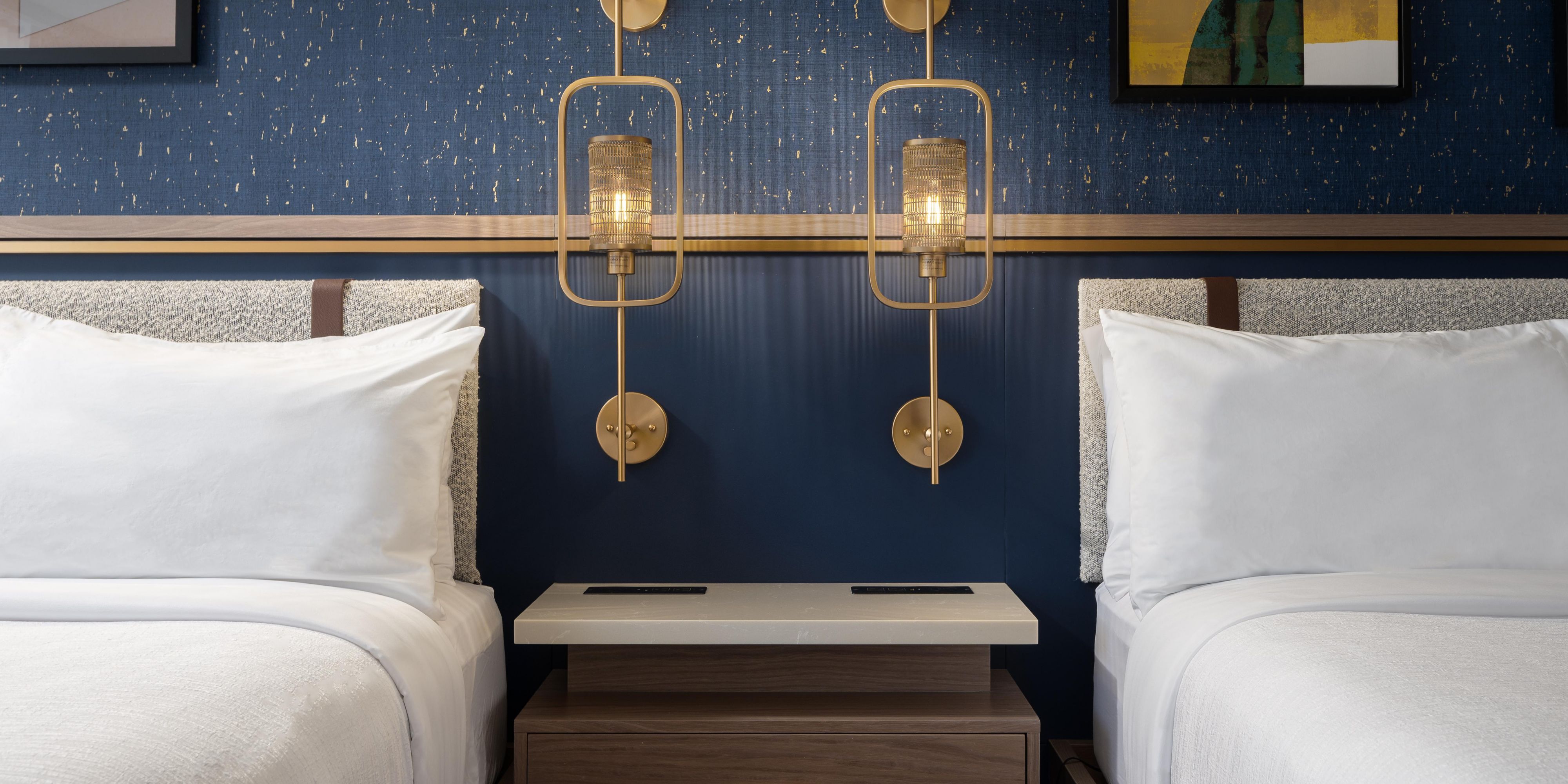 Bring more guests with you by staying in our dual queen bedroom.