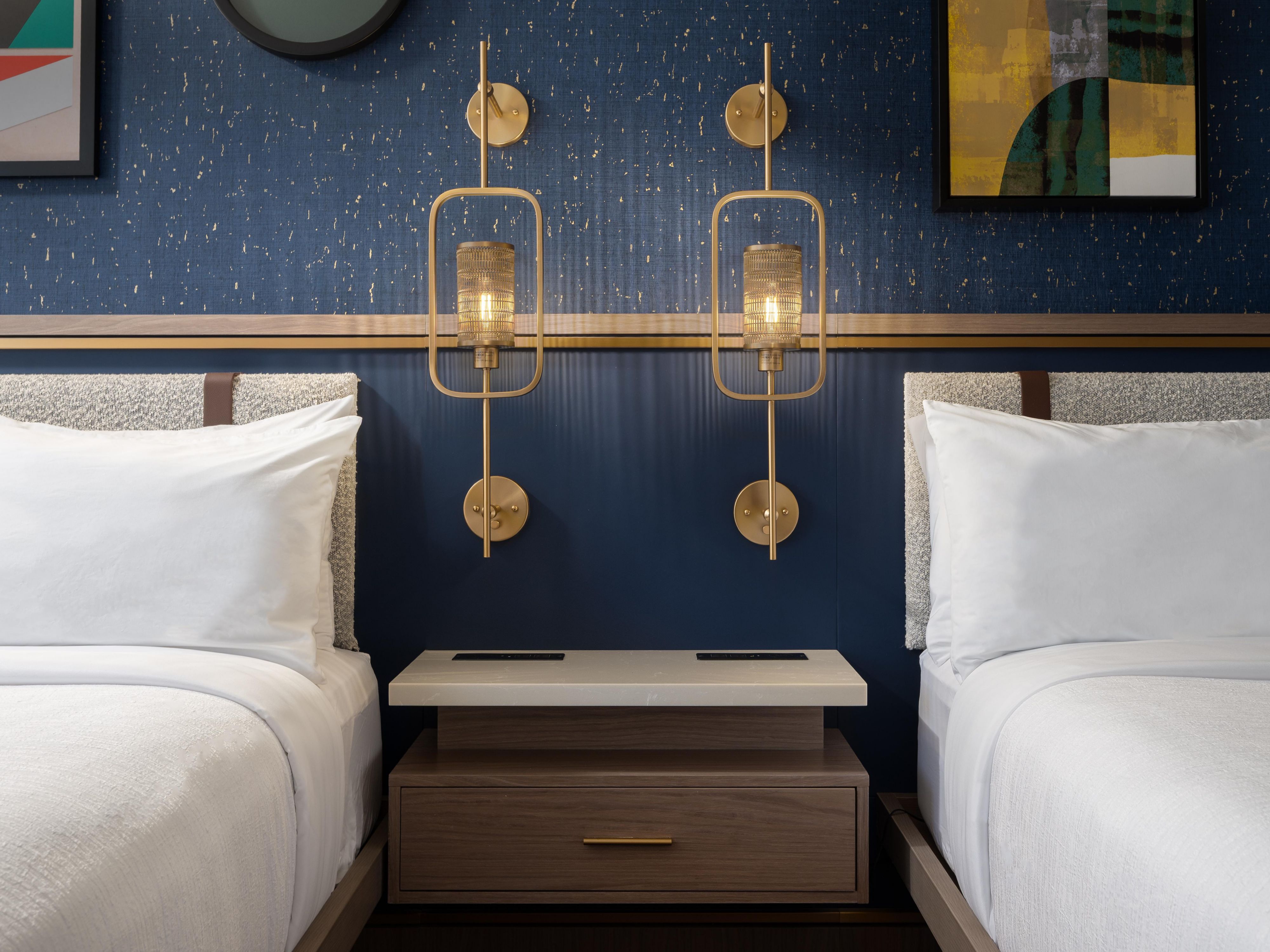Bring more guests with you by staying in our dual queen bedroom.