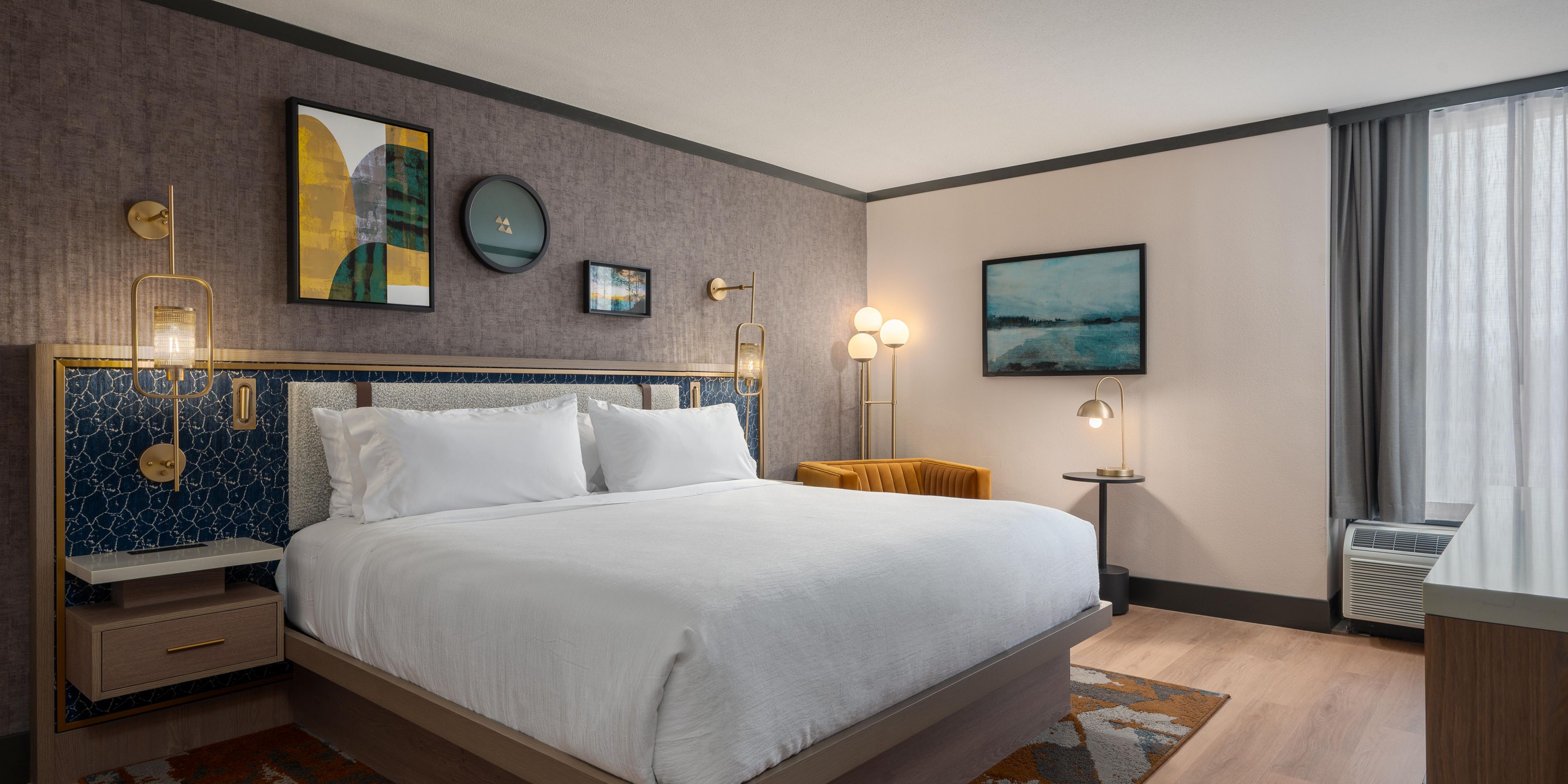 Where boutique guestroom design meets easy and effortless rest.
