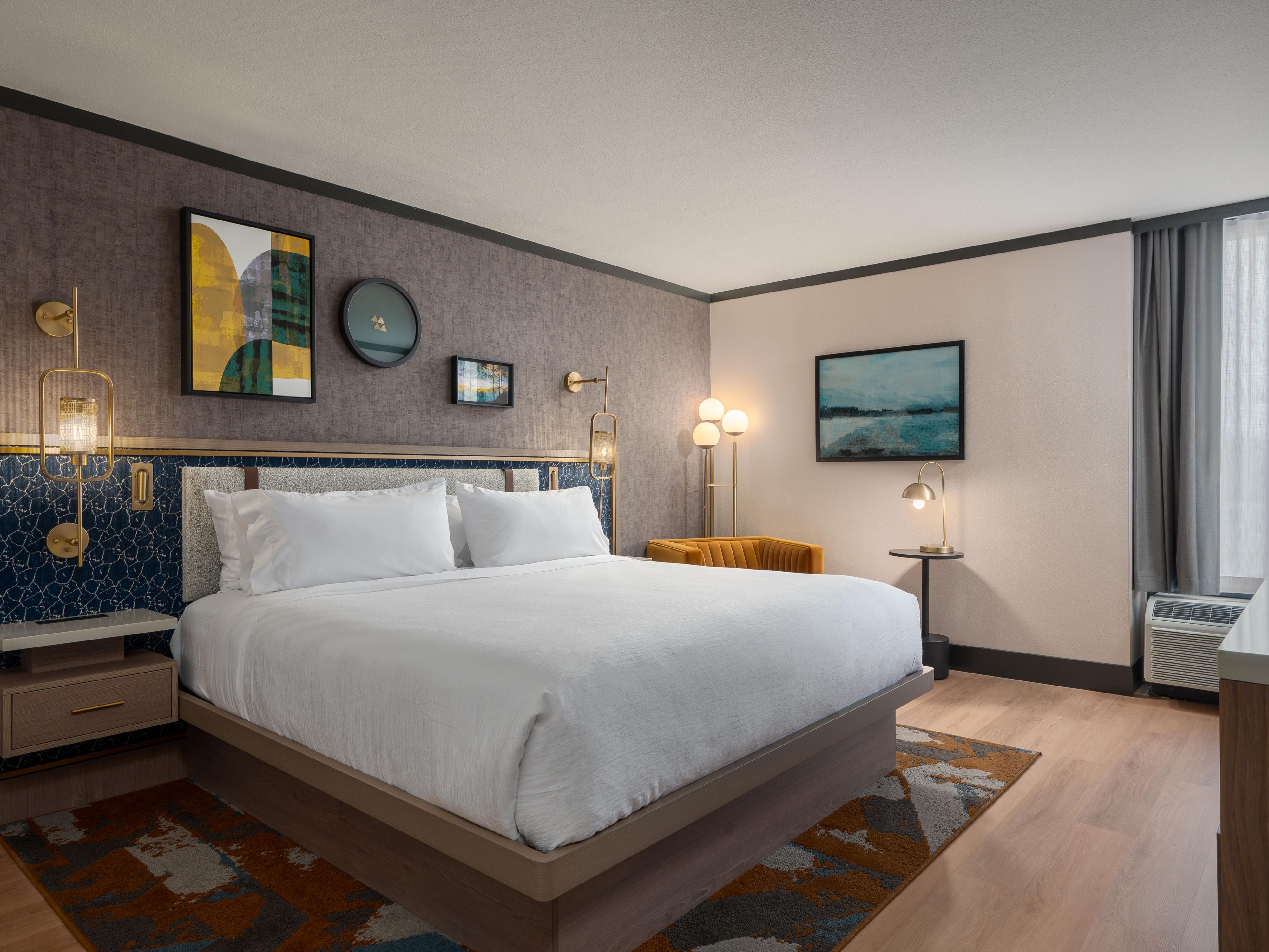 Where boutique guestroom design meets easy and effortless rest.