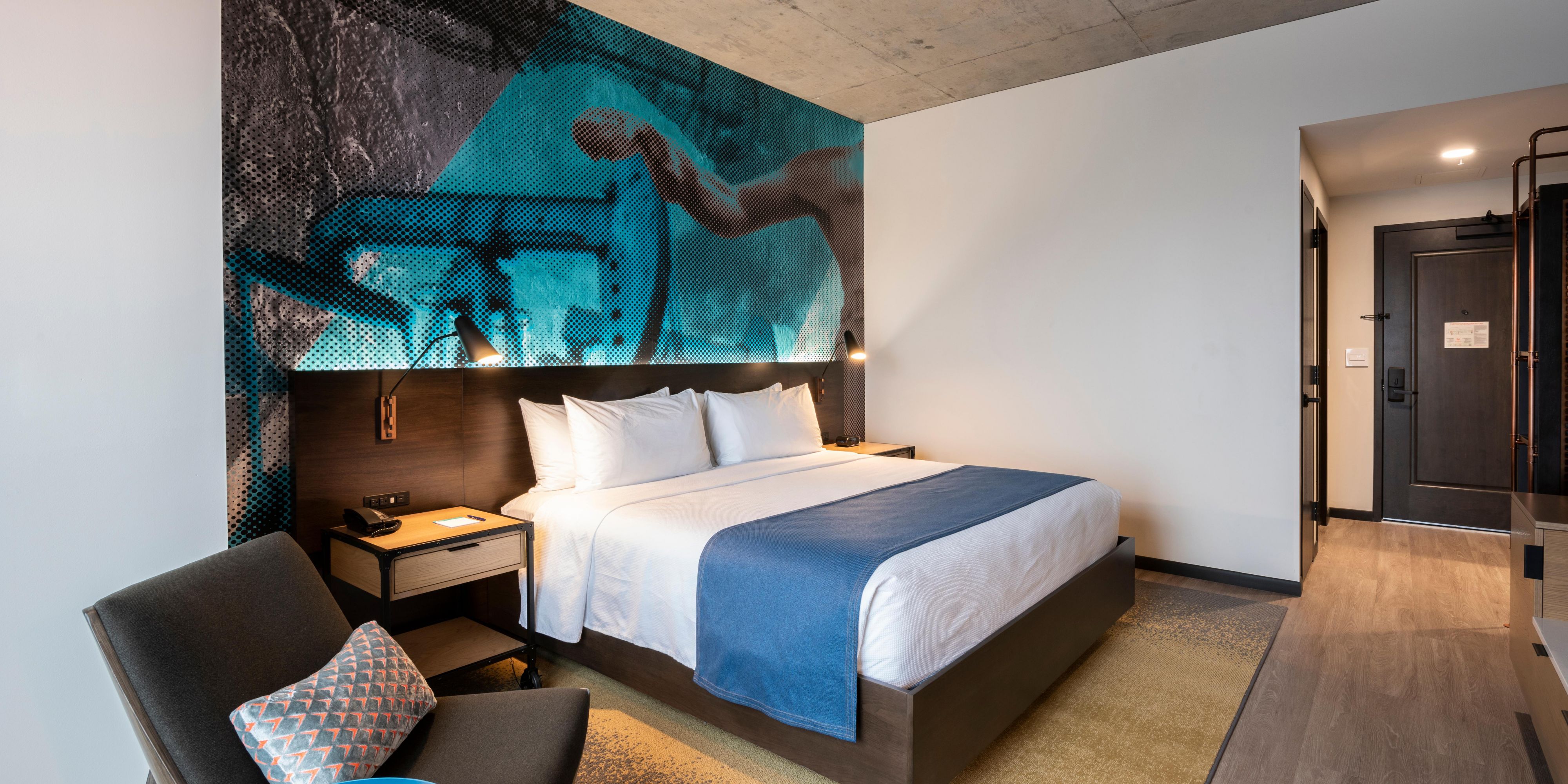 Relax in a uniquely Tulsa-inspired King room