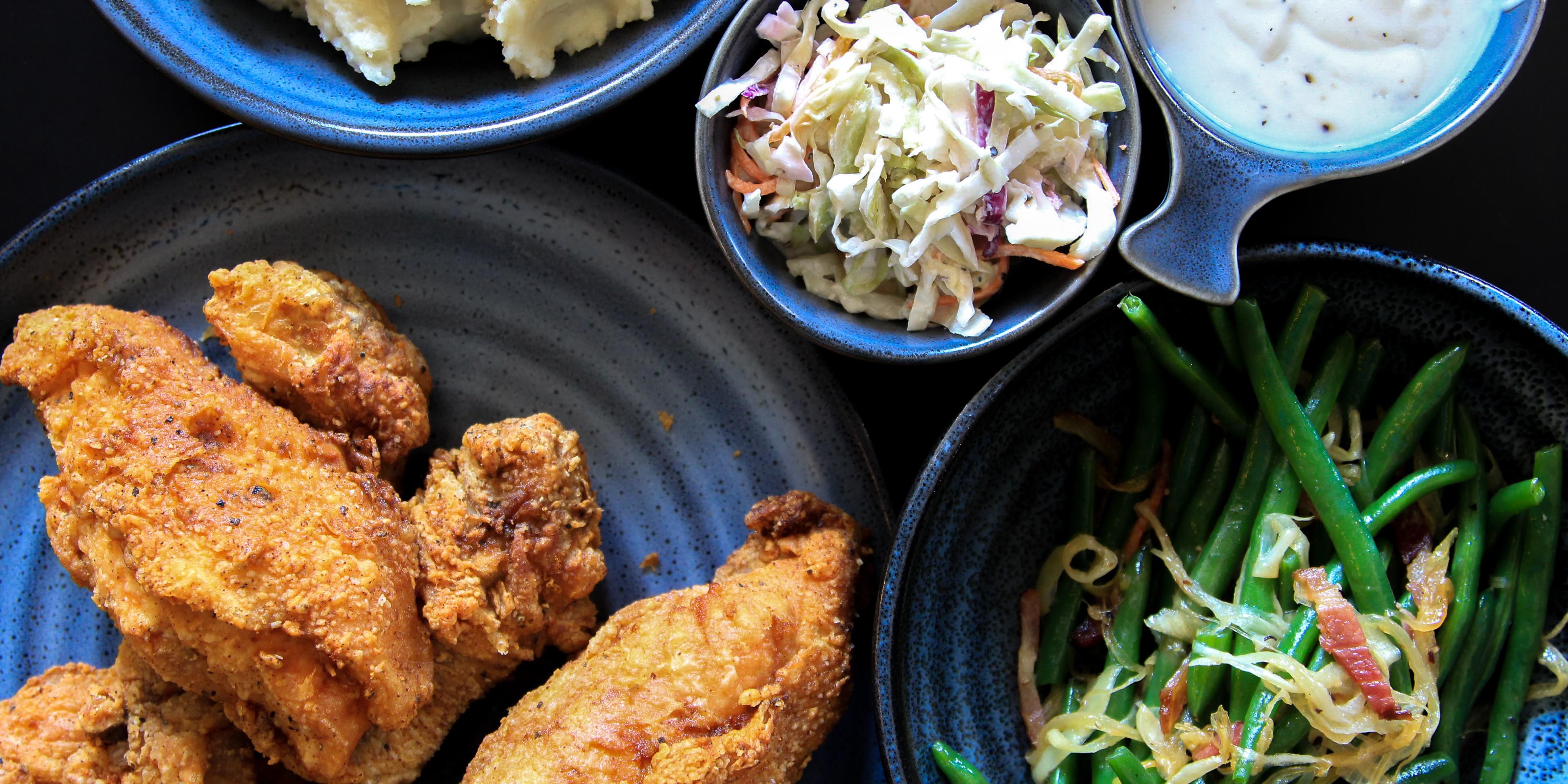 Feast on Fried Chicken and all the fixings!  Every Thursday! 