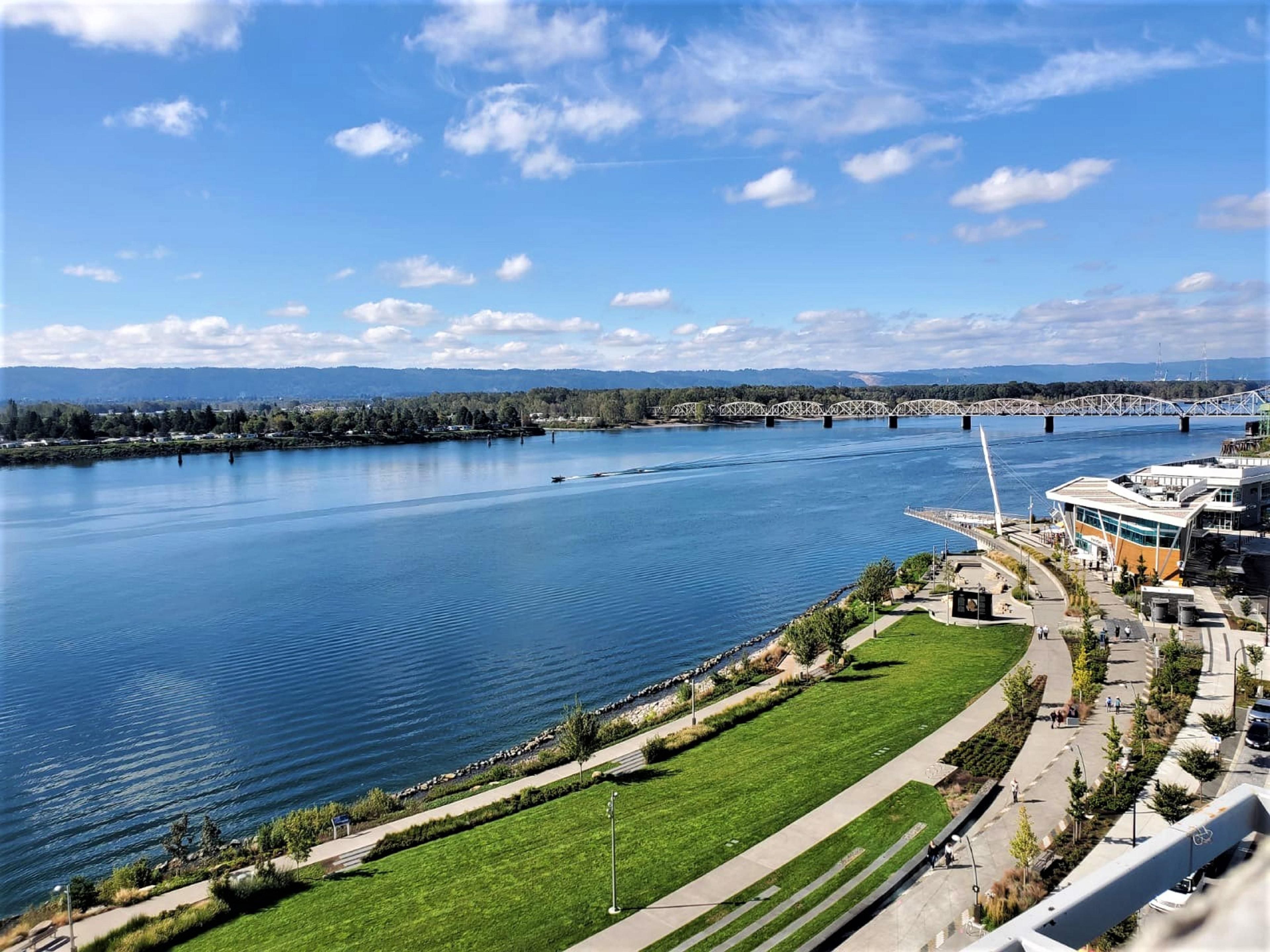 Enjoy the serene waterfront scenery from our hotel.
