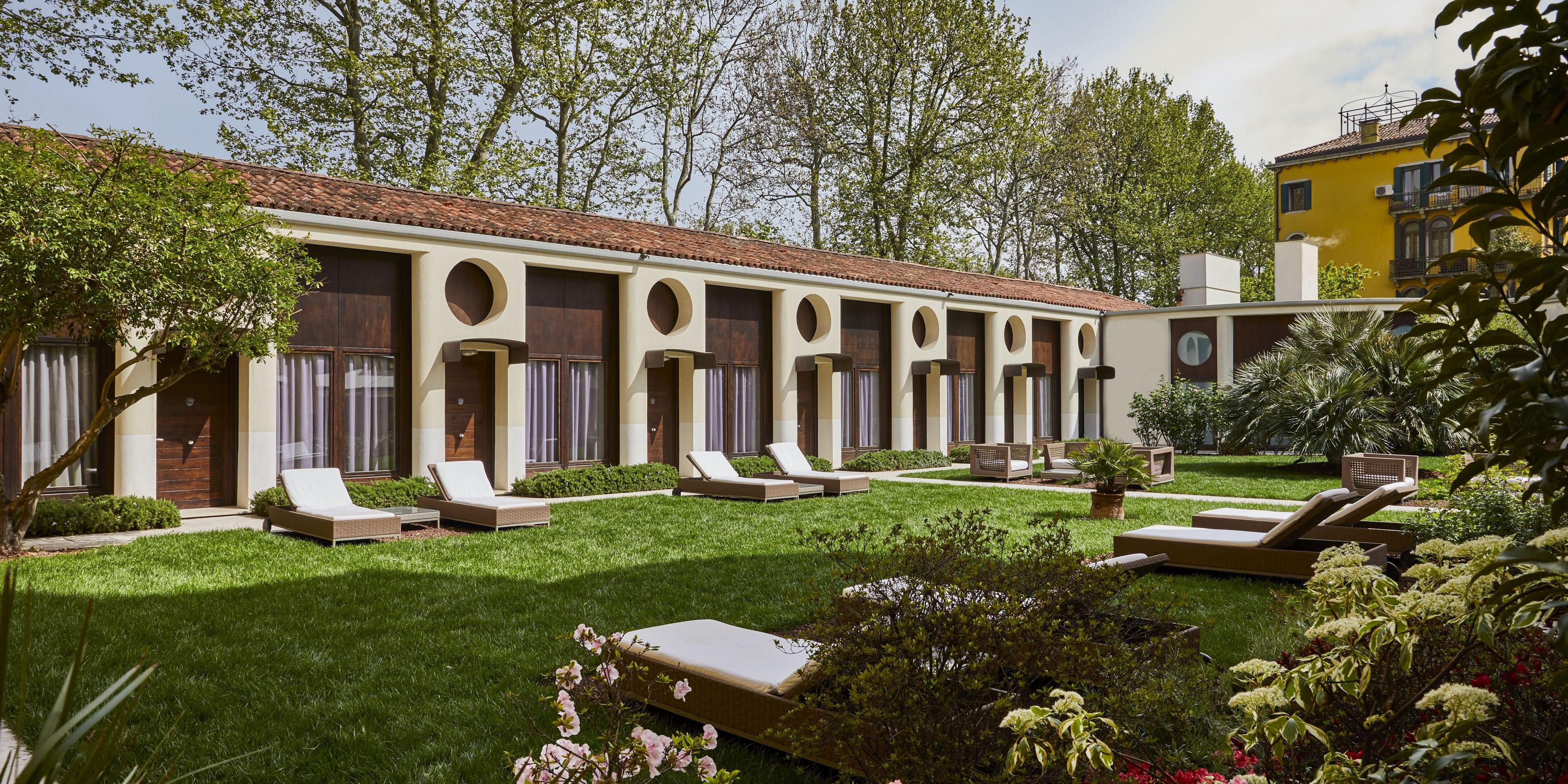 Relax in our inner garden after an intense day spent sightseeing