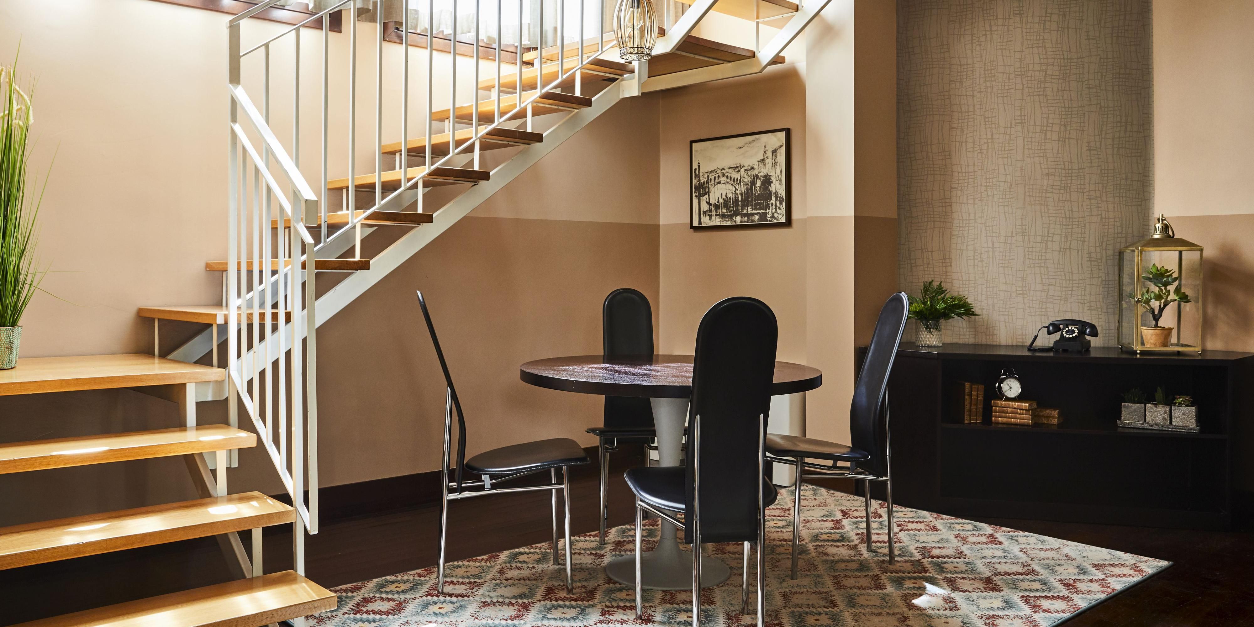 Relax in the lounge area after an intense day spent sightseeing
