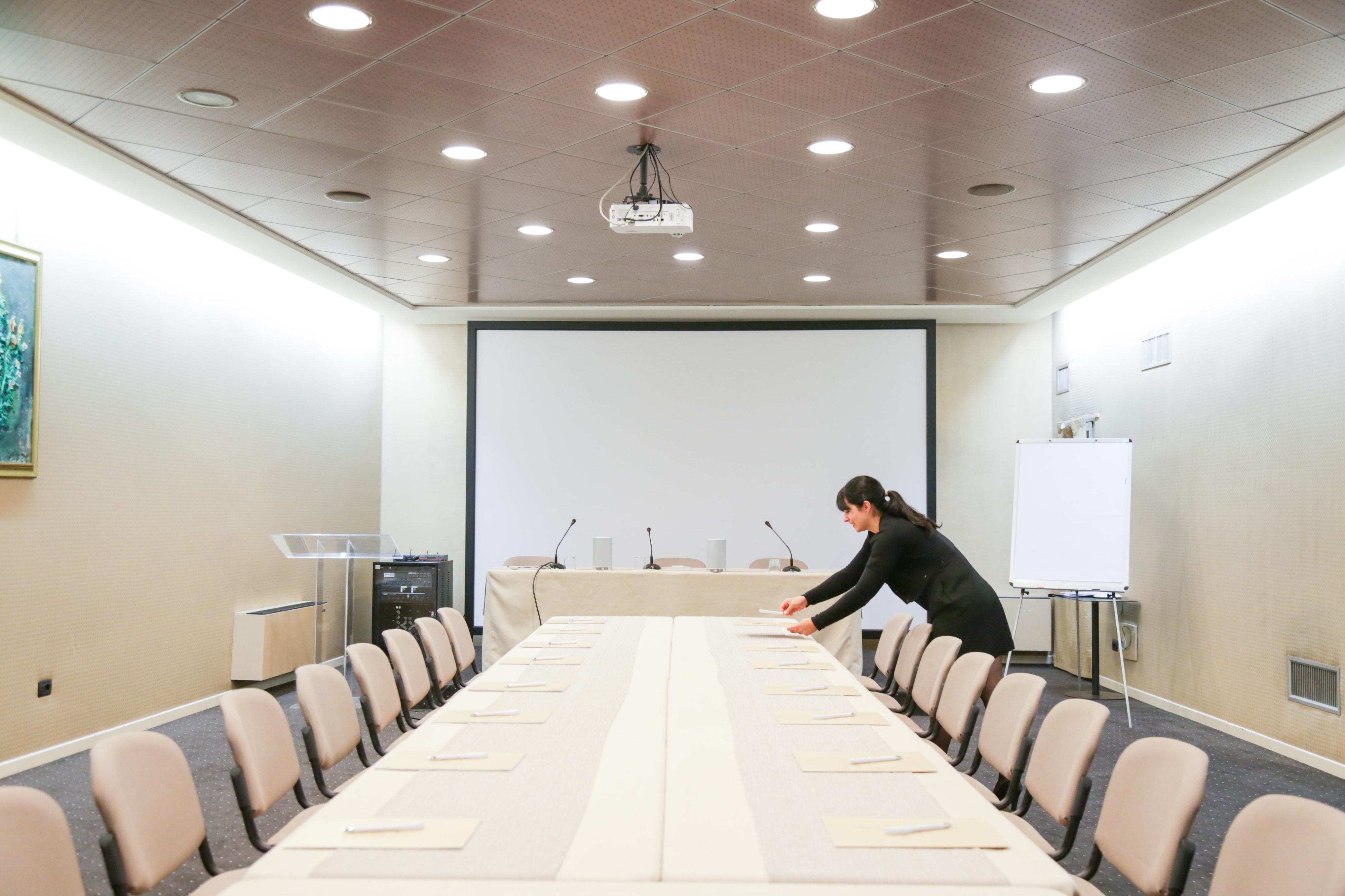 Looking for a unique setting for a business meeting? The contemporary look of our meeting rooms, their up to date equipment together with our professional and helpful staff, will definitely make your meeting a success!