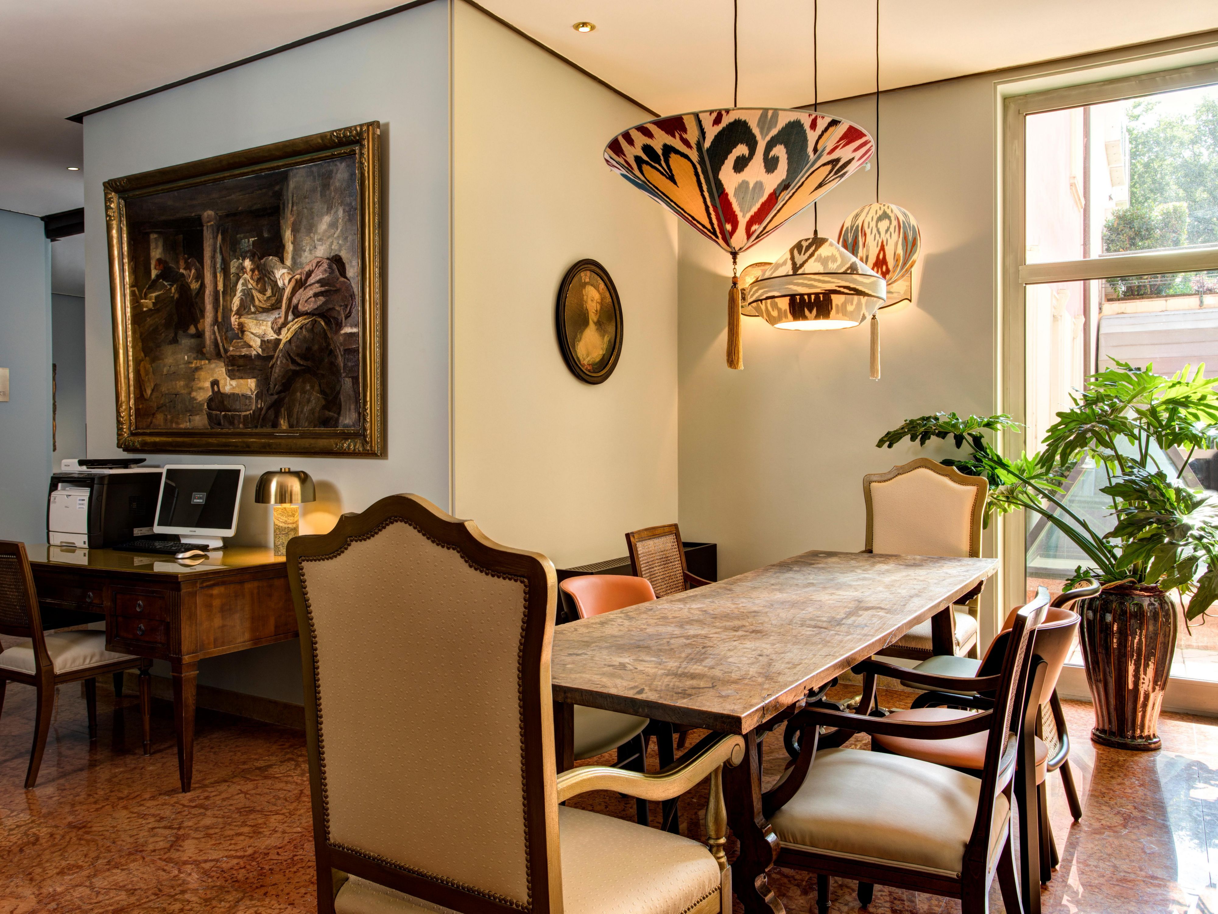 Our stylish lobby is equipped with internet point.
