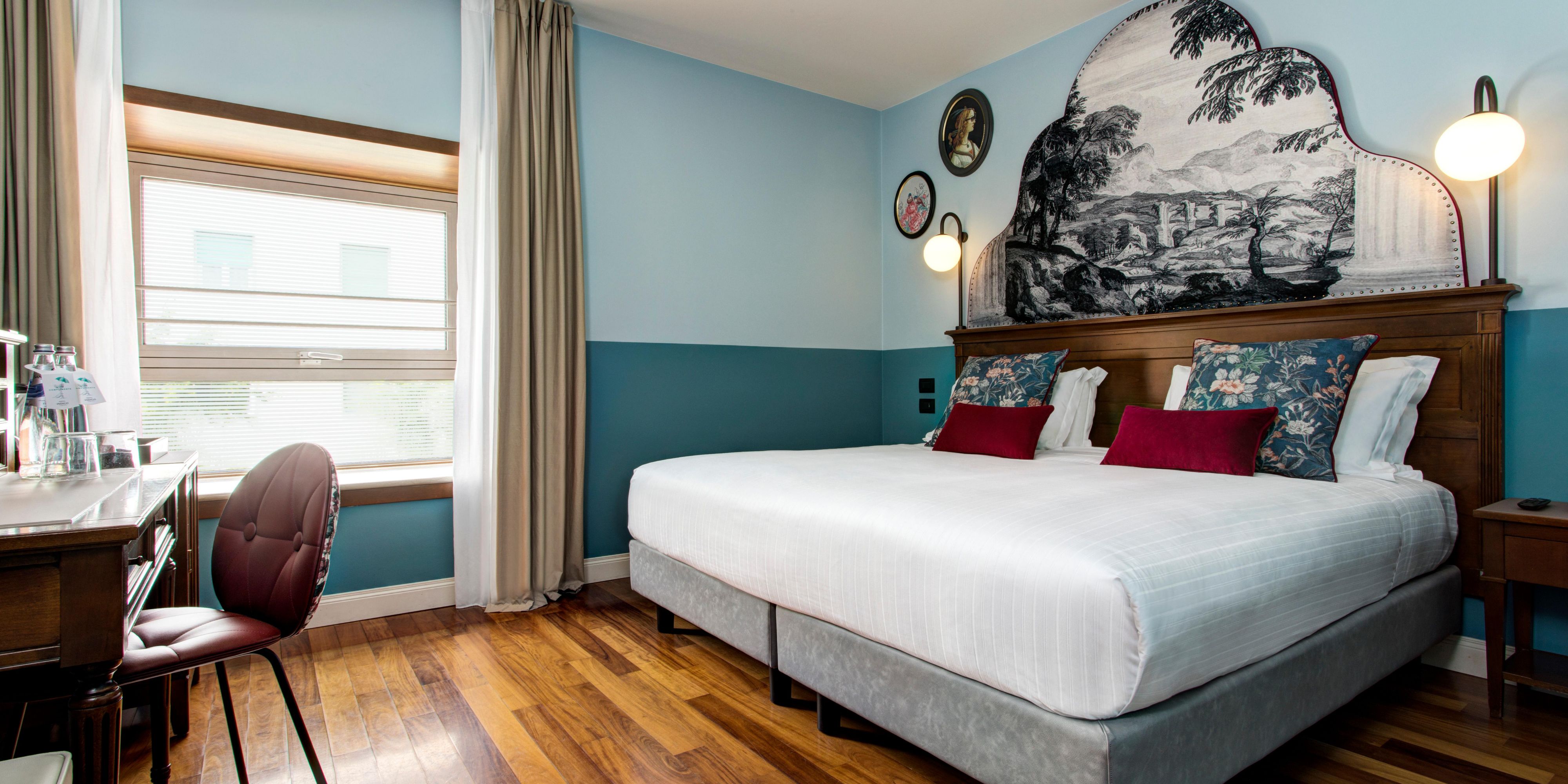 Premium Rooms. Decorative pillows & items removed