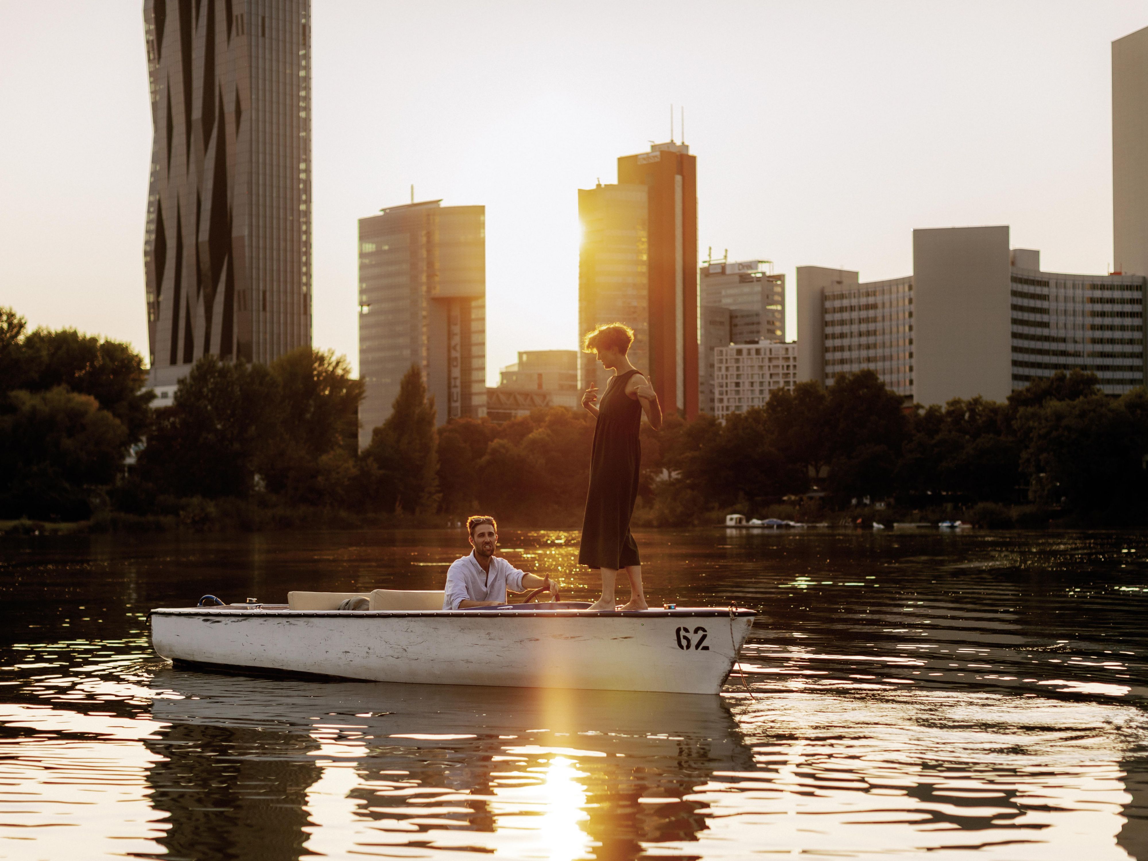 Boating on the Alte Donau