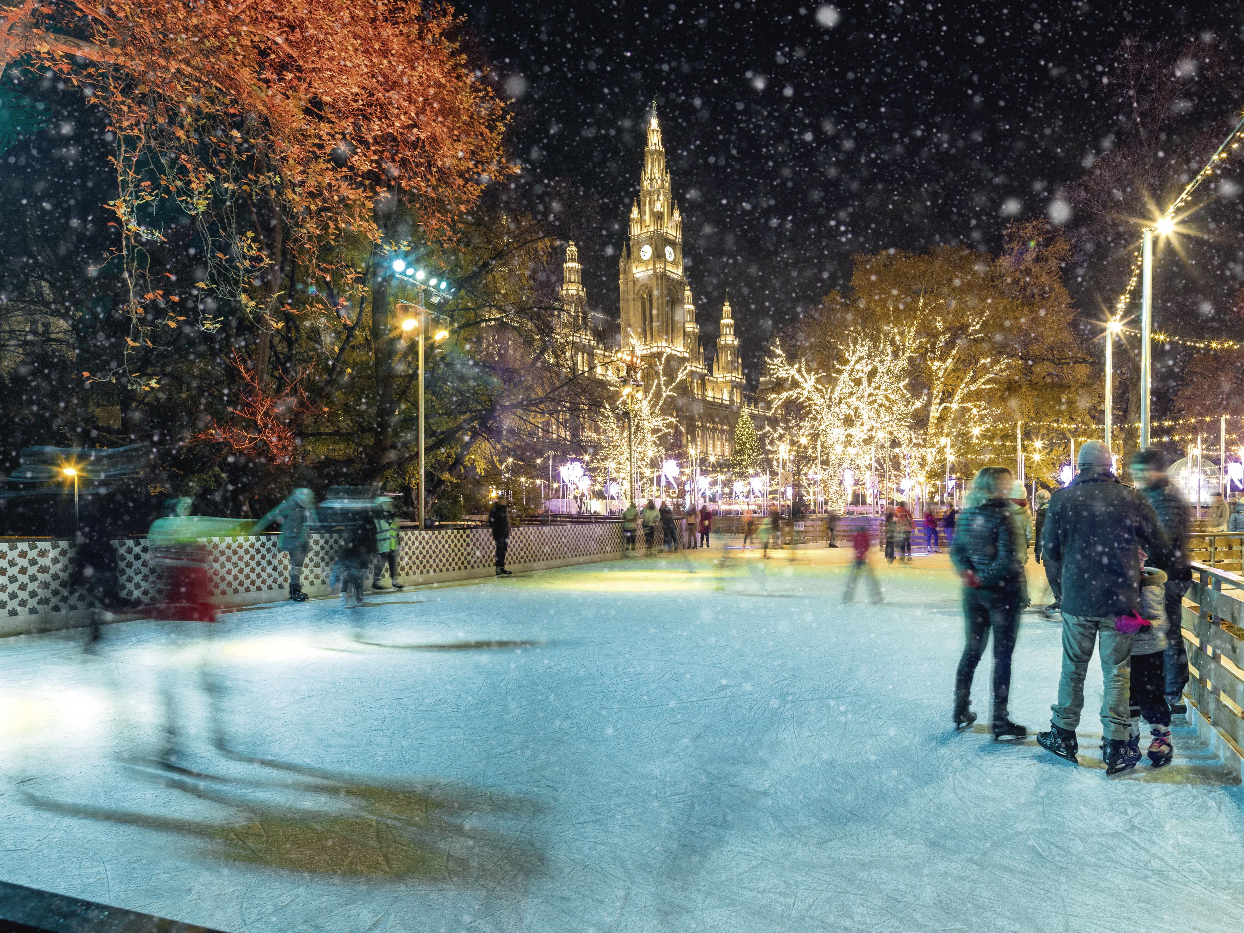 Ice Skating at Rathaus