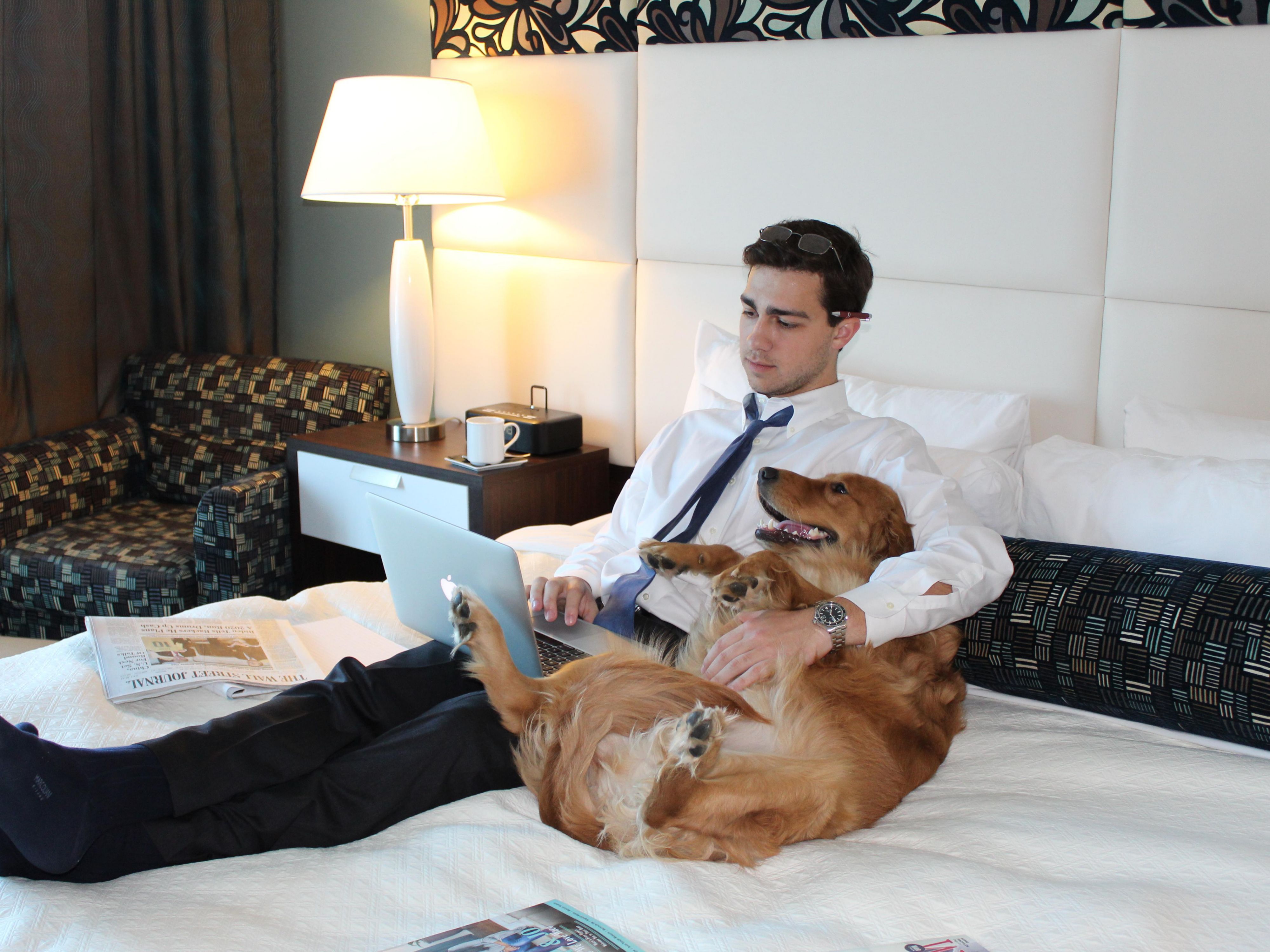 We know your pet is part of the family, especially when you are on the road. That is why we are not just pet friendly but we are pet preferred.  Call hotel before booking to ensure the room is available. 150.00 pet deposit and 75.00 non refundable cleaning fee. The 150.00 pet deposit is refundable as long as there are no damages. Weight max 70lbs.