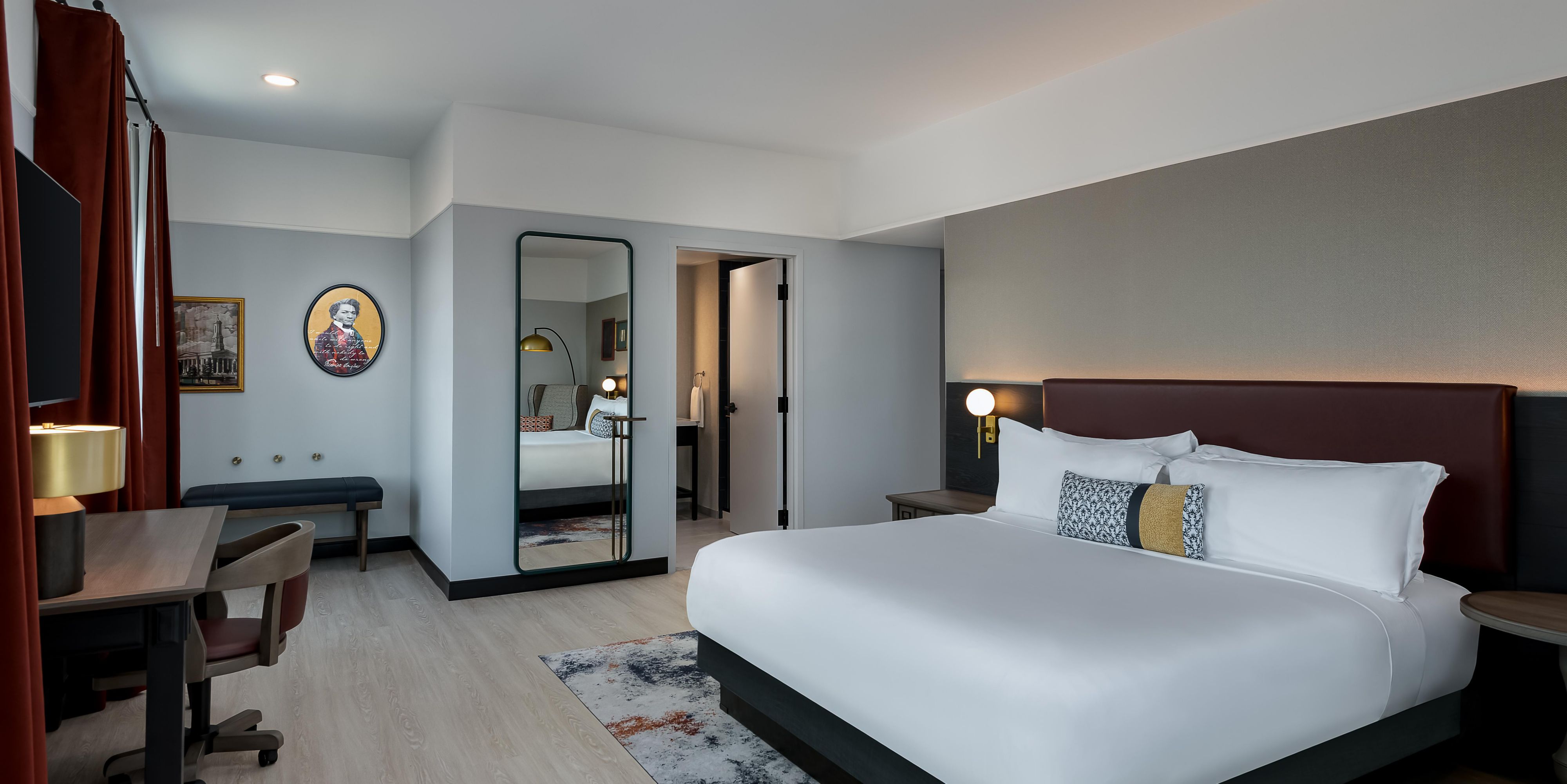 Relish in spacious accommodations in our King Corner Room.