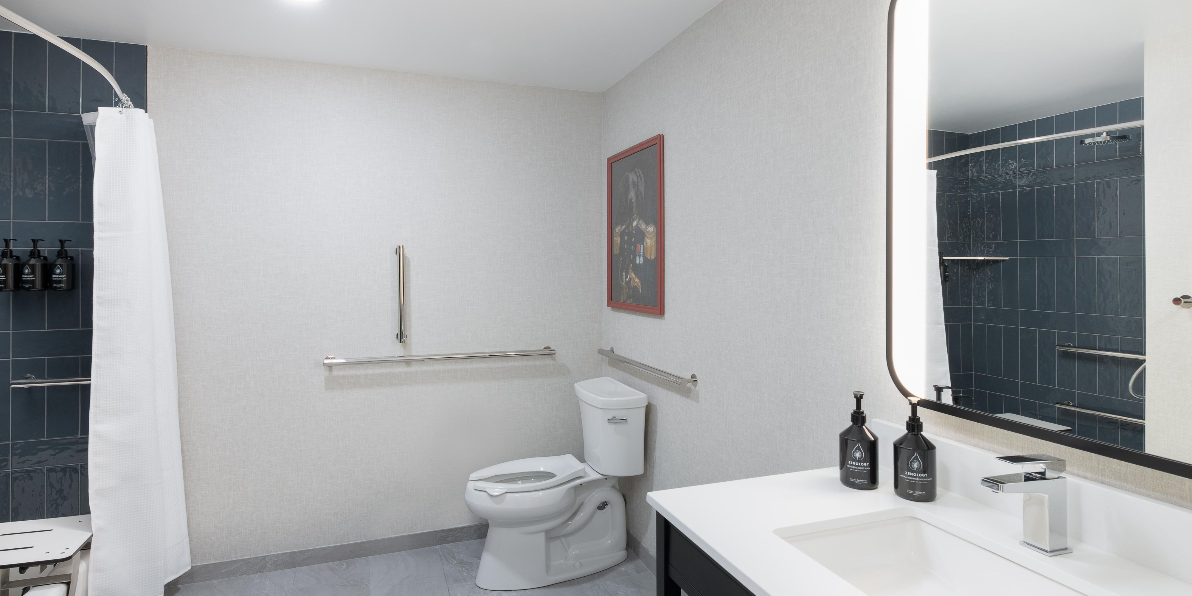 West Chester ADA/handicap accessible bathroom with mobility tub.