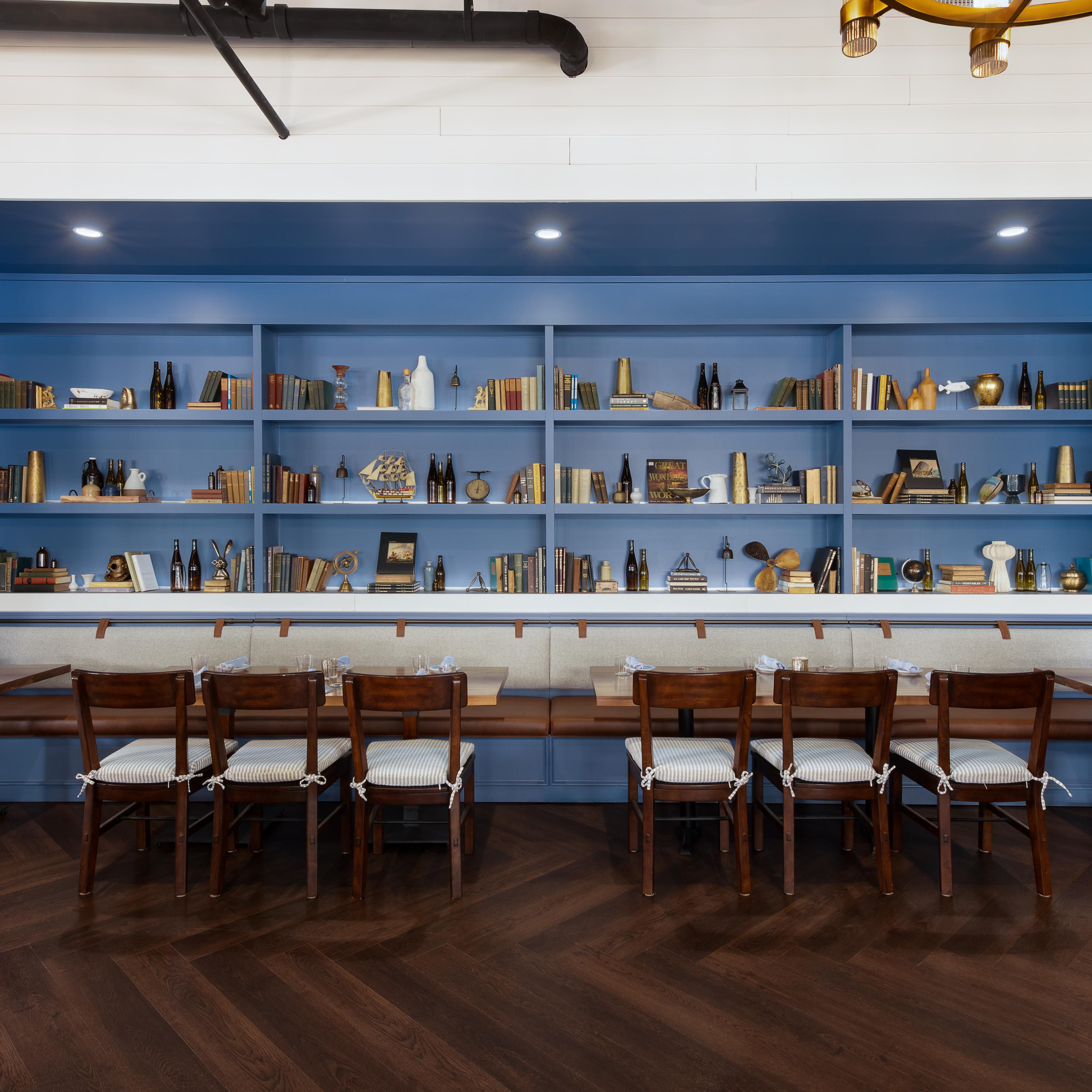Banquette Seating in West Chester Seafood Kitchen