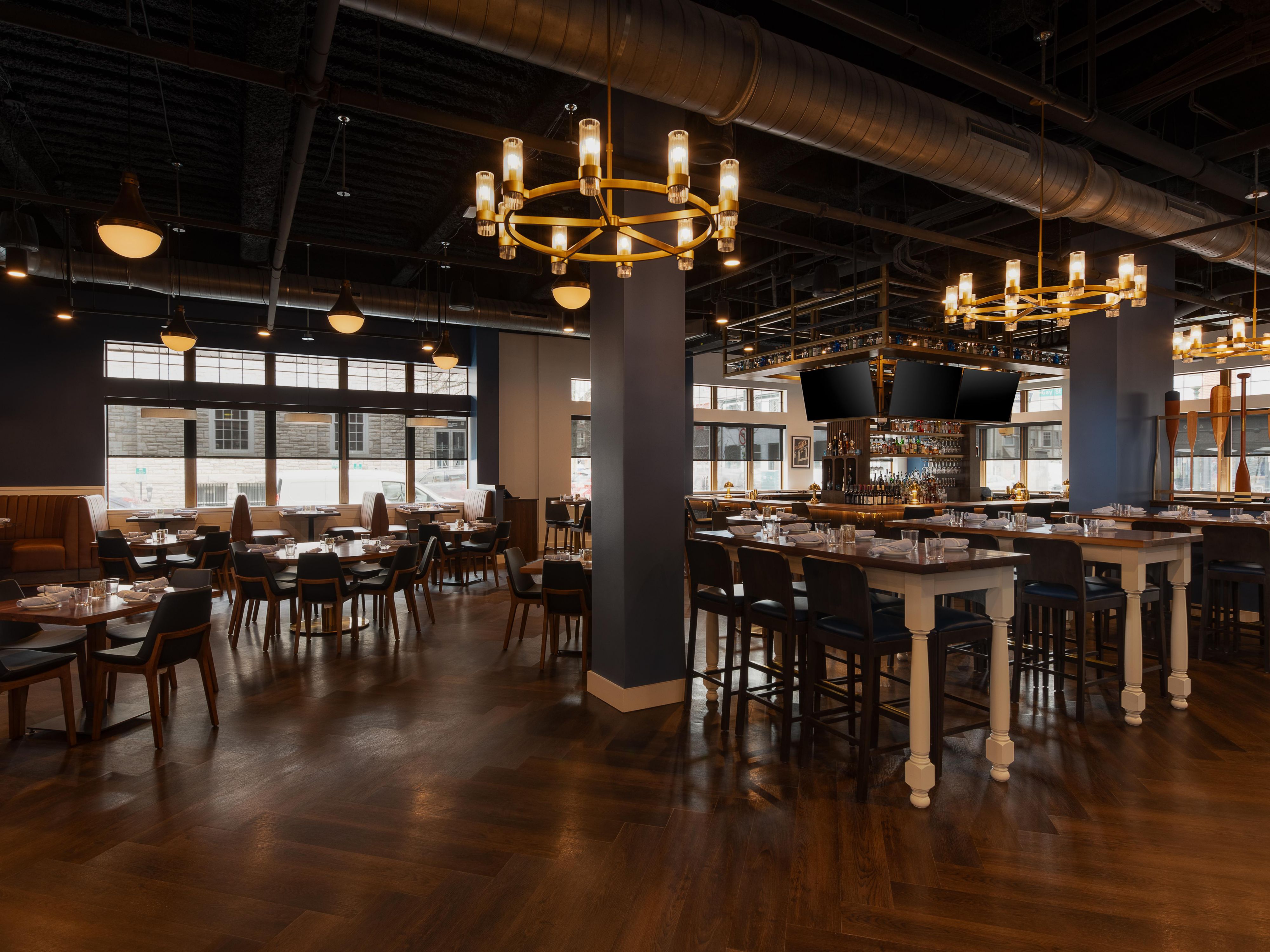 seating area at restaurant