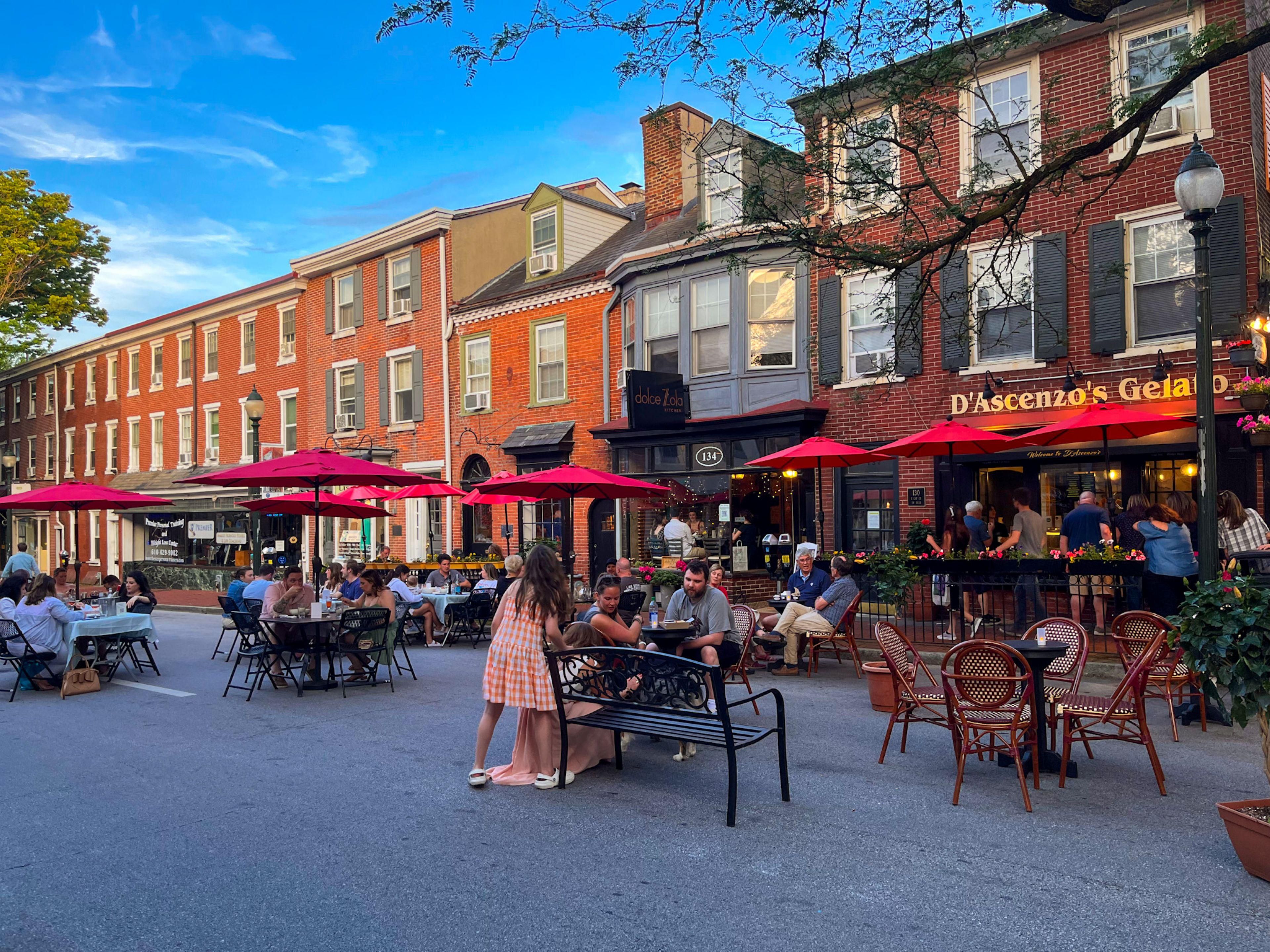 Explore the lively streets in the heart of West Chester.