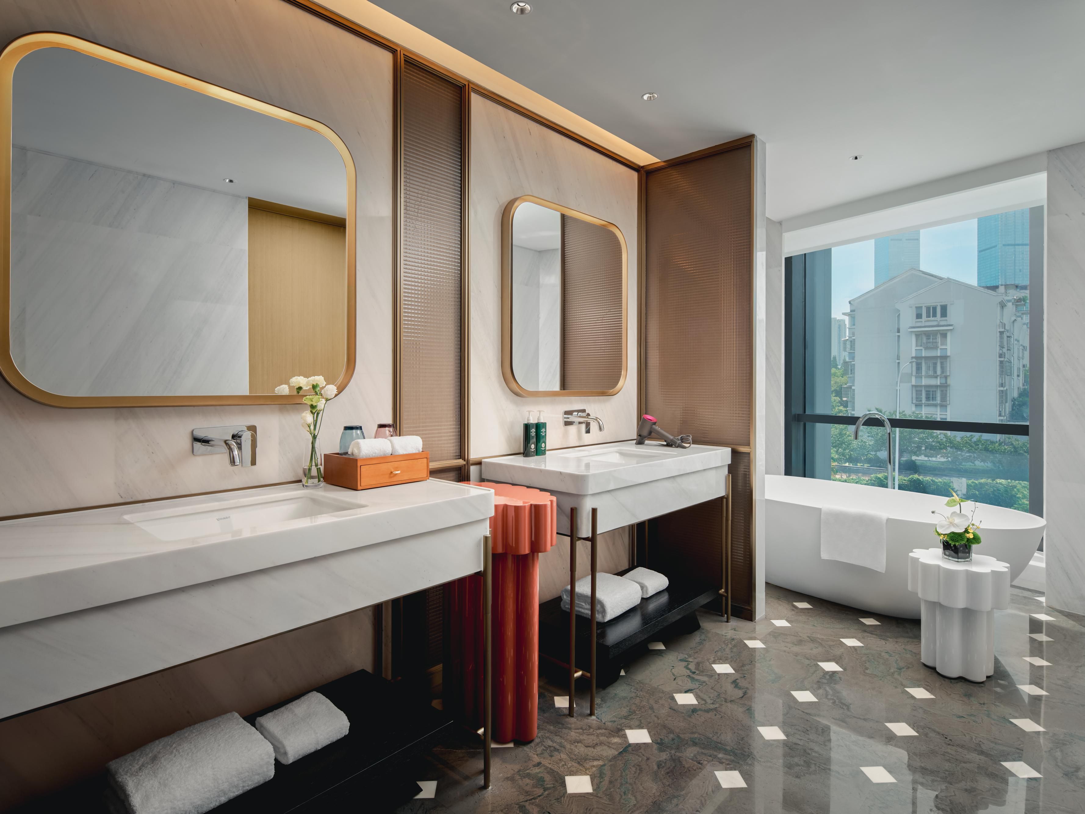 Separate Bath and Walk-in Shower