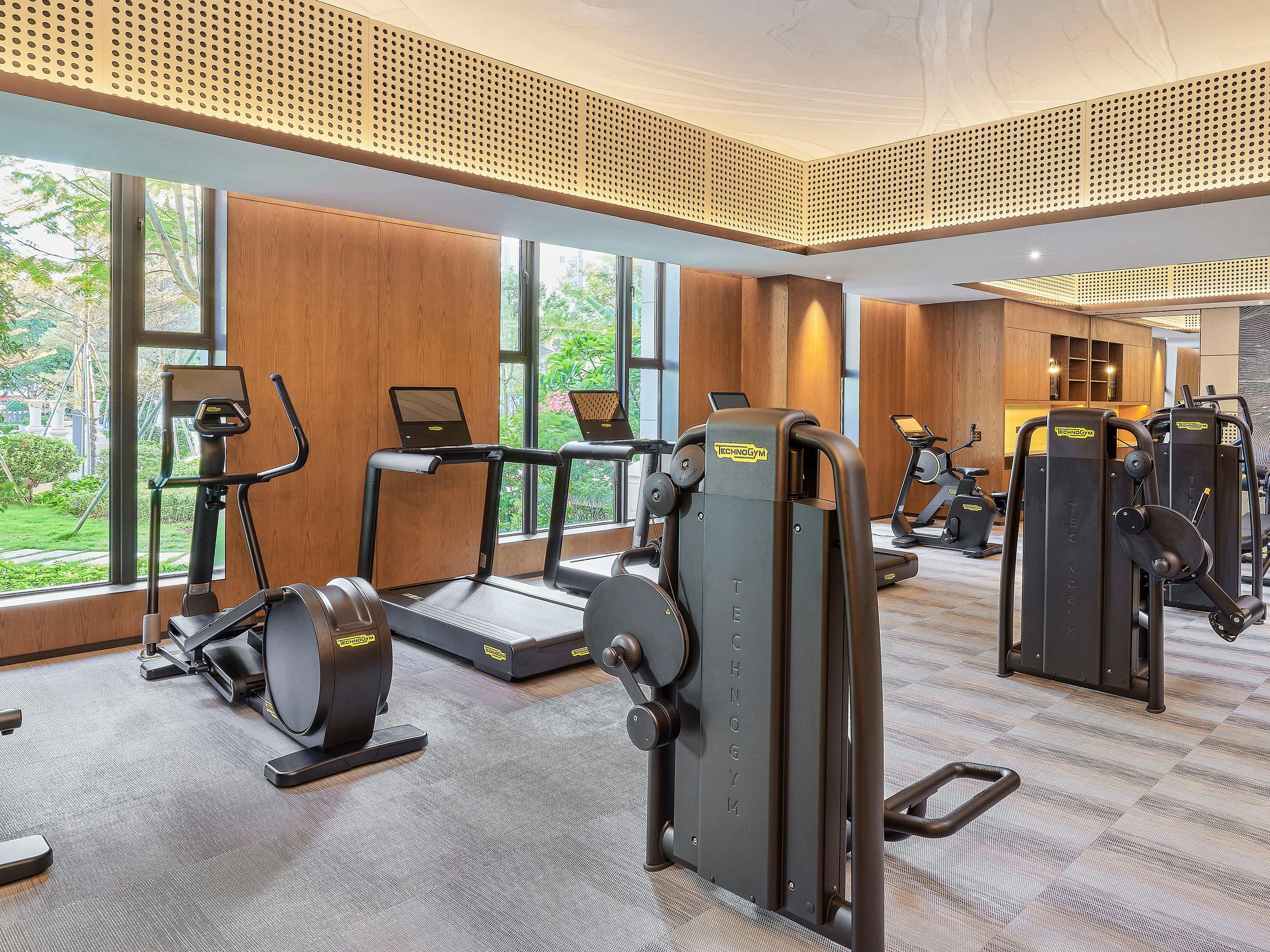 24-hour Fitness Center equips with Technogym Brand