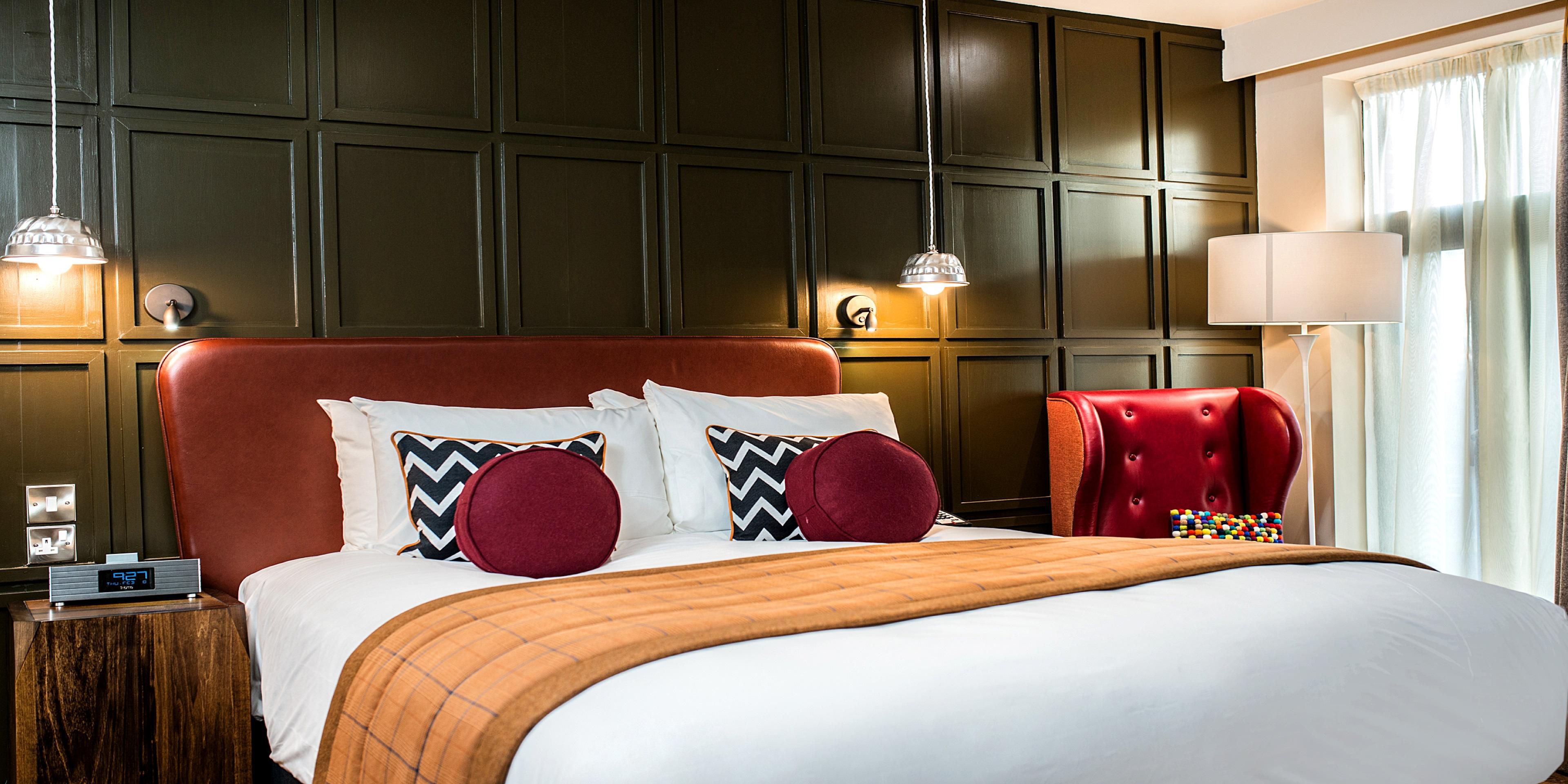 Have sweet dreams in our King Bed Ground Floor rooms 